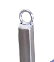 Innovative Deichsel mit automatischer Bremslösung und Kupplung 580 mm, universell einsetzbar