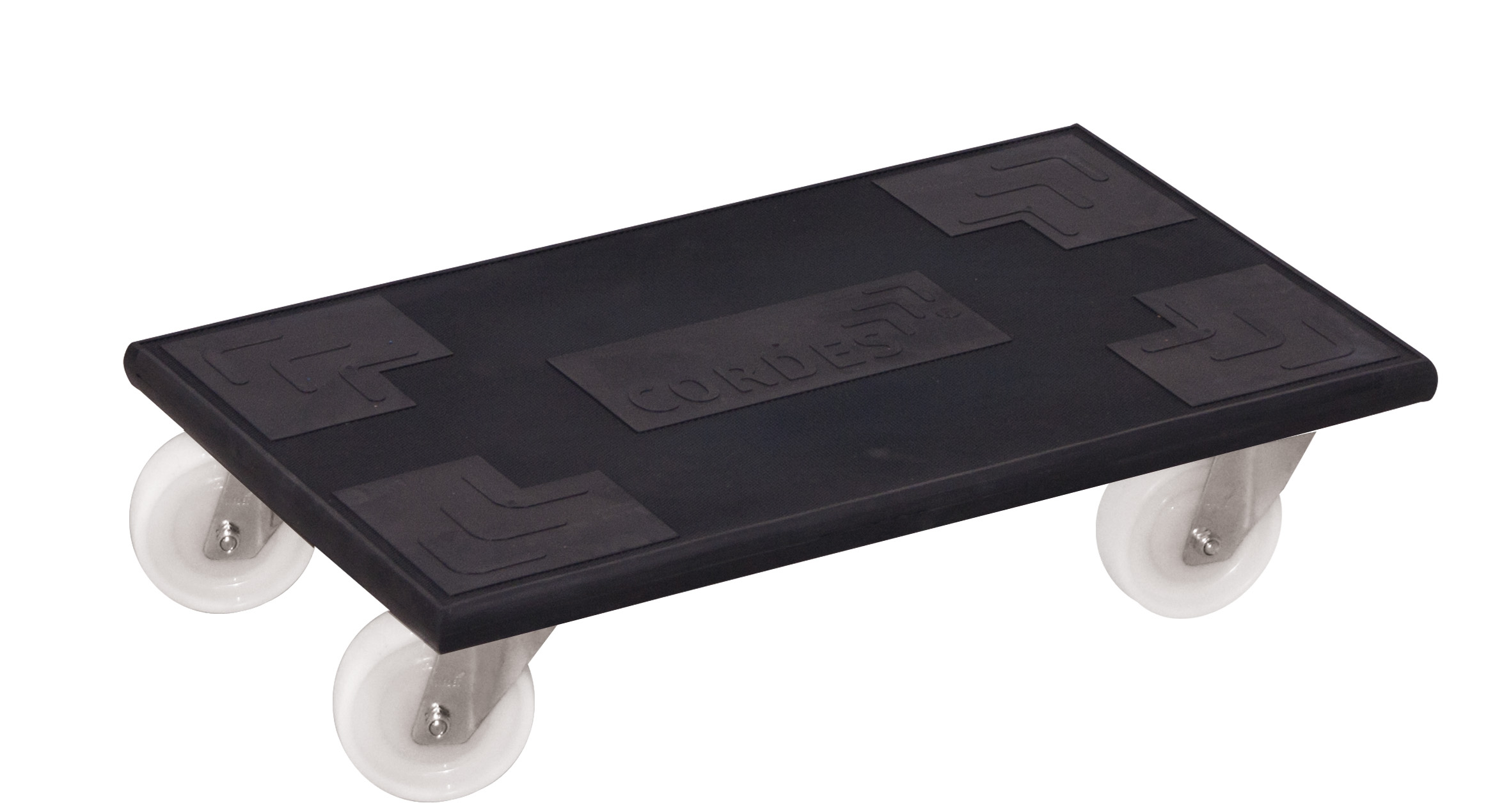 Vielseitiger Möbelhund® – Europa mit Kunststofflenkrollen, 600 × 350 × 145 mm, 500 kg Traglast Vielseitiger Möbelhund® – Europa mit Kunststofflenkrollen, 600 × 350 × 145 mm, 500 kg Traglast