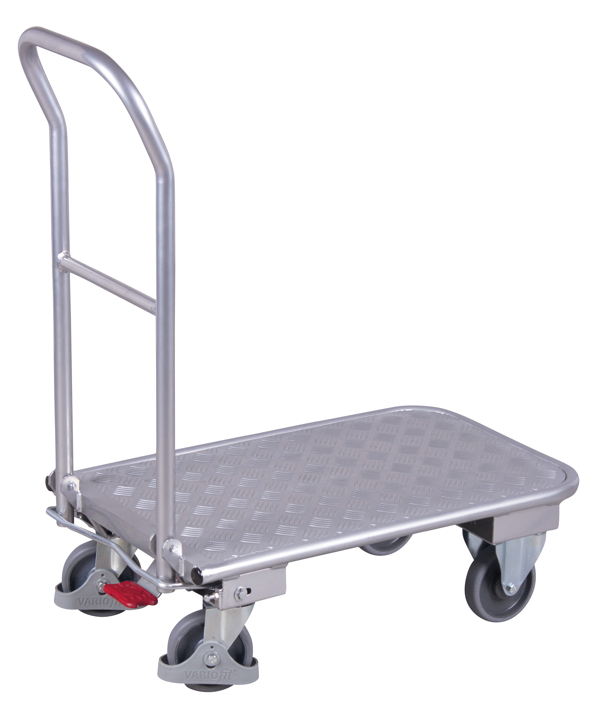Robuster Aluminium Klappbügelwagen 995 × 600 mm mit Riffelblech-Ladefläche, 200 kg Traglast, ideal für Lager & Werkstatt Leichter Aluminium Klappbügelwagen 815 × 450 mm mit Riffelblech-Ladefläche, 200 kg Traglast, ideal für Lager & Werkstatt