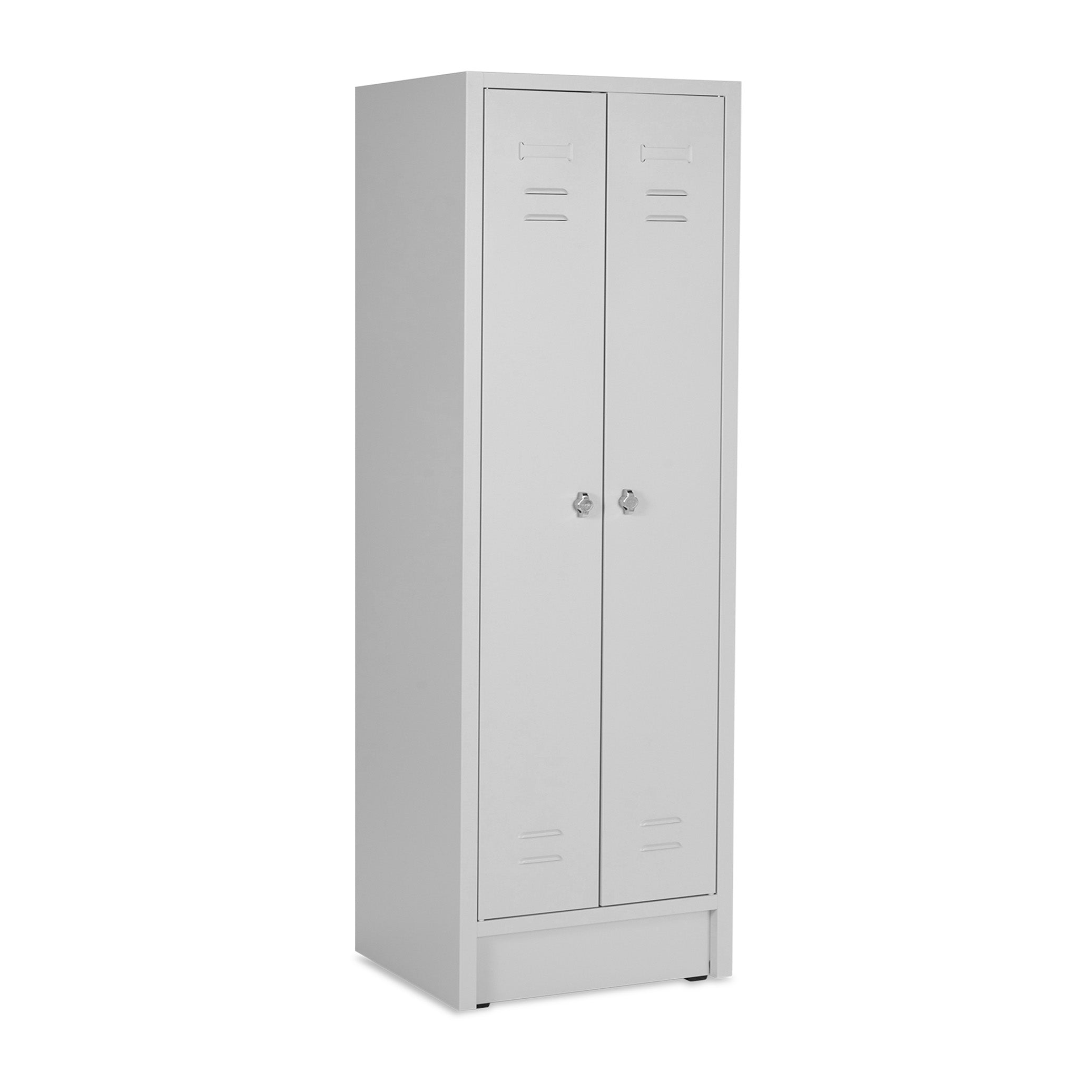 Stahl-Kleiderspind (600 mm) – Doppelspind mit optionalen Fachböden – robust & vielseitig für Umkleiden, Schulen & Betriebe