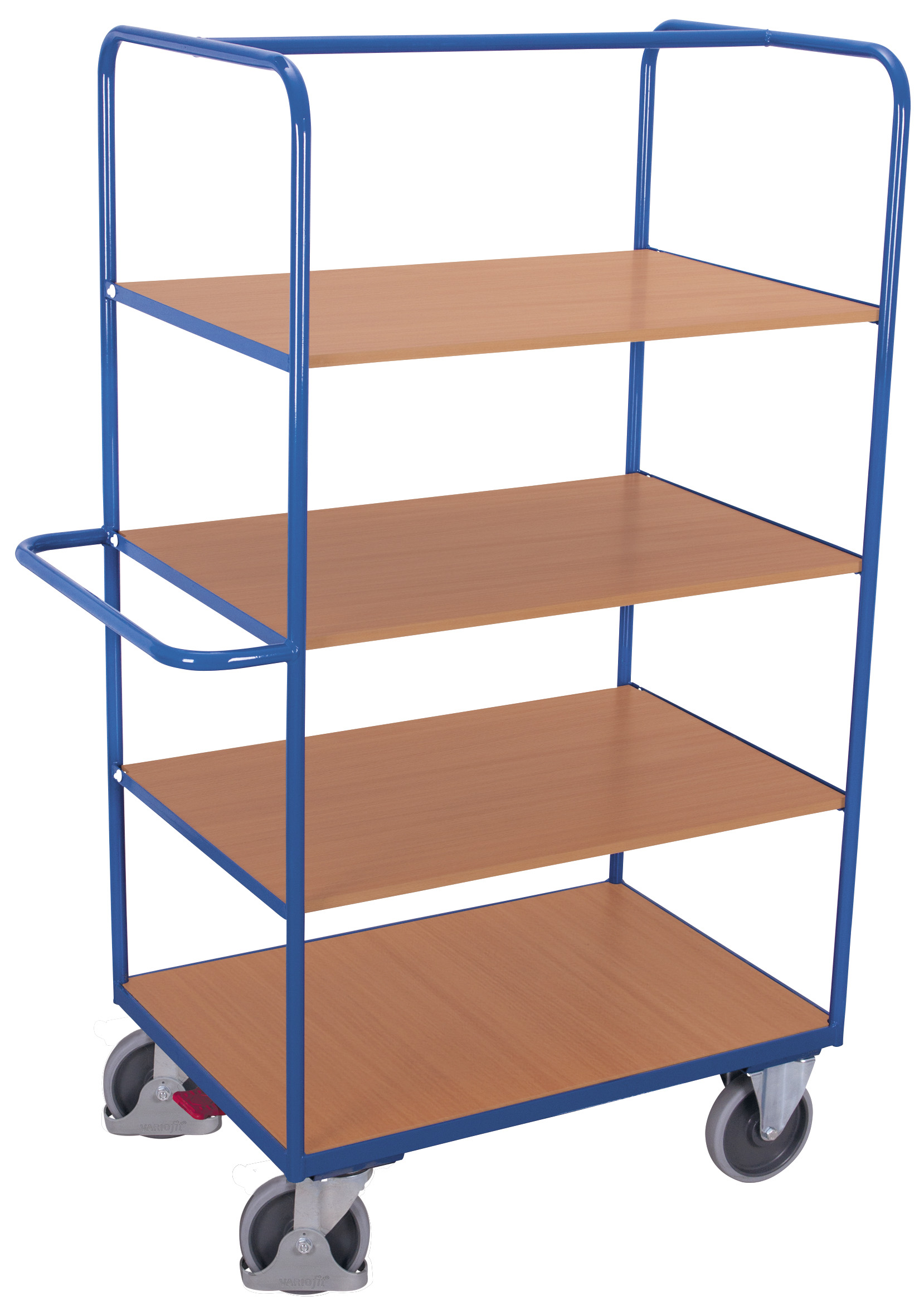 Offener Etagenwagen hoch 1200 × 700 × 1890 mm mit klappbaren Etagenböden, RAL 5010, ideal für Lager & Werkstatt Offener Etagenwagen hoch mit klappbaren Etagenböden, Ladefläche 1175 × 800 mm, RAL 5010, ideal für Lager & Werkstatt
