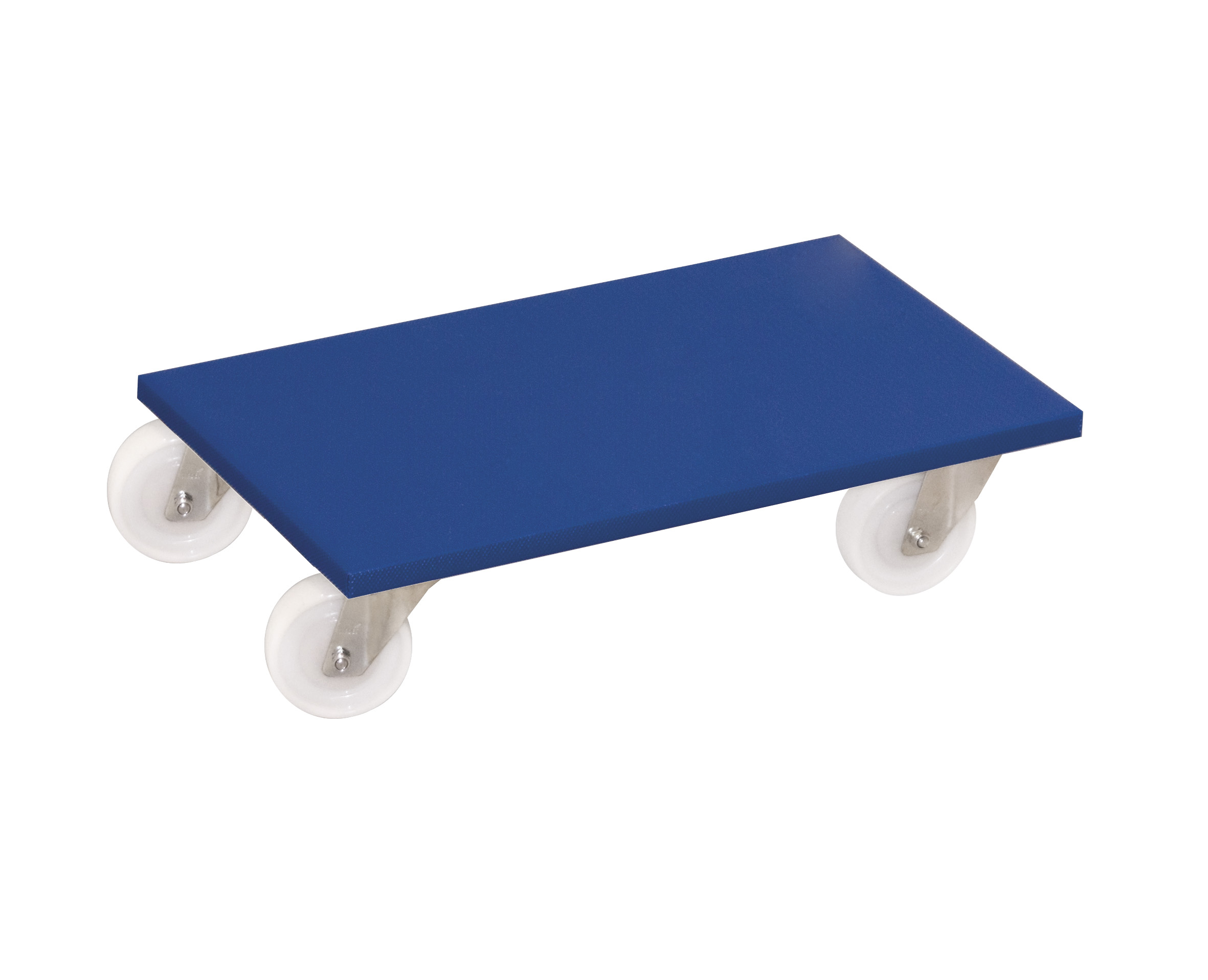 Vielseitiger Möbelhund mit Kunststofflenkrollen 600 × 350 mm, 500 kg Traglast, VE 2 Stück, blau, ideal für Möbel- und Gütertransport Kompakter Möbelhund mit Kunststofflenkrollen 600 × 300 mm, 500 kg Traglast, VE 2 Stück, blau, ideal für Möbel- und Gütertransport