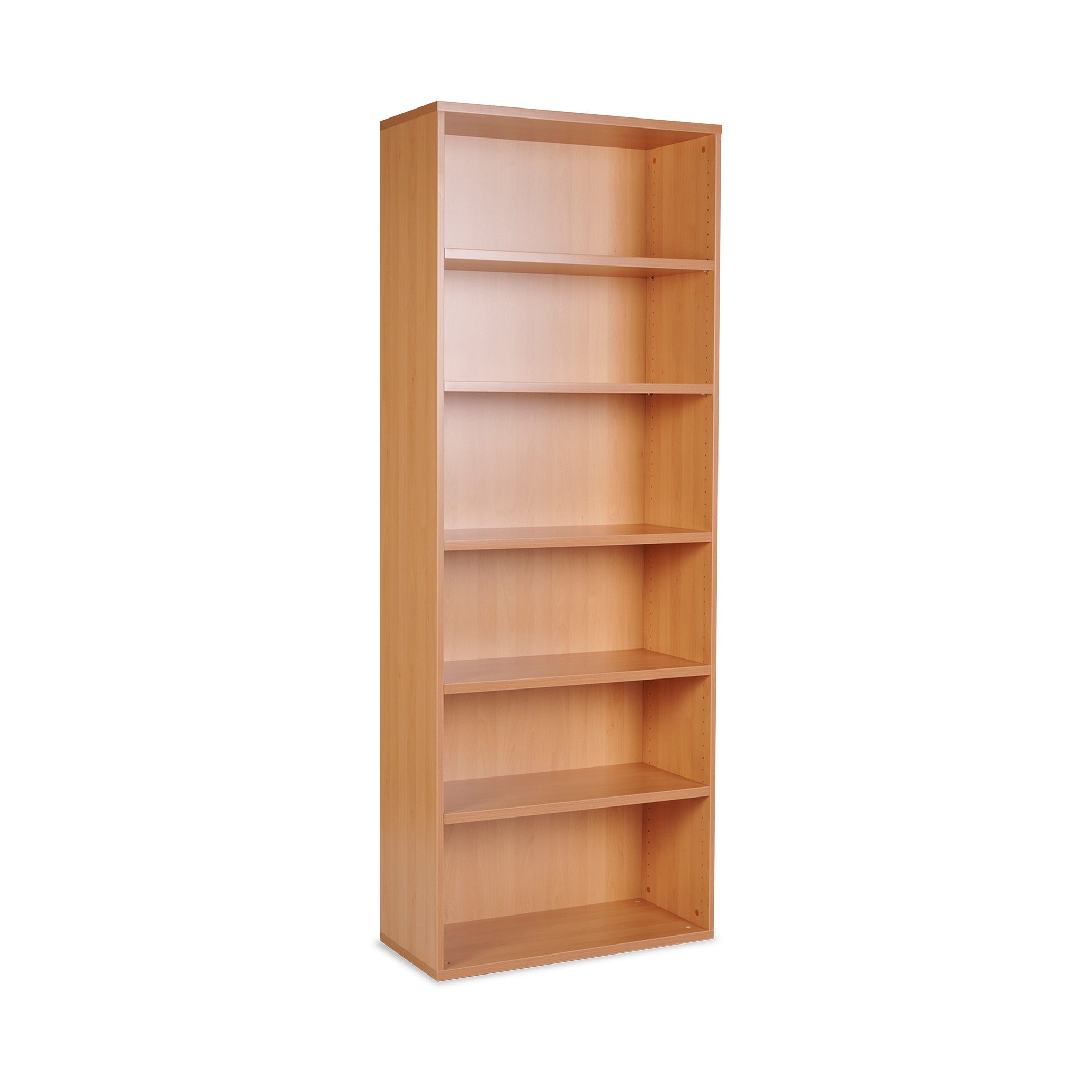 Extra hoher Aktenschrank 800 × 375 × 2150 mm mit Flügeltüren, 6 Ordnerhöhen – Farbe Buche Aktenschrank Holz 6 Ordnerhöhen 800x393x2150 mm, Buche – klassisch & stabil