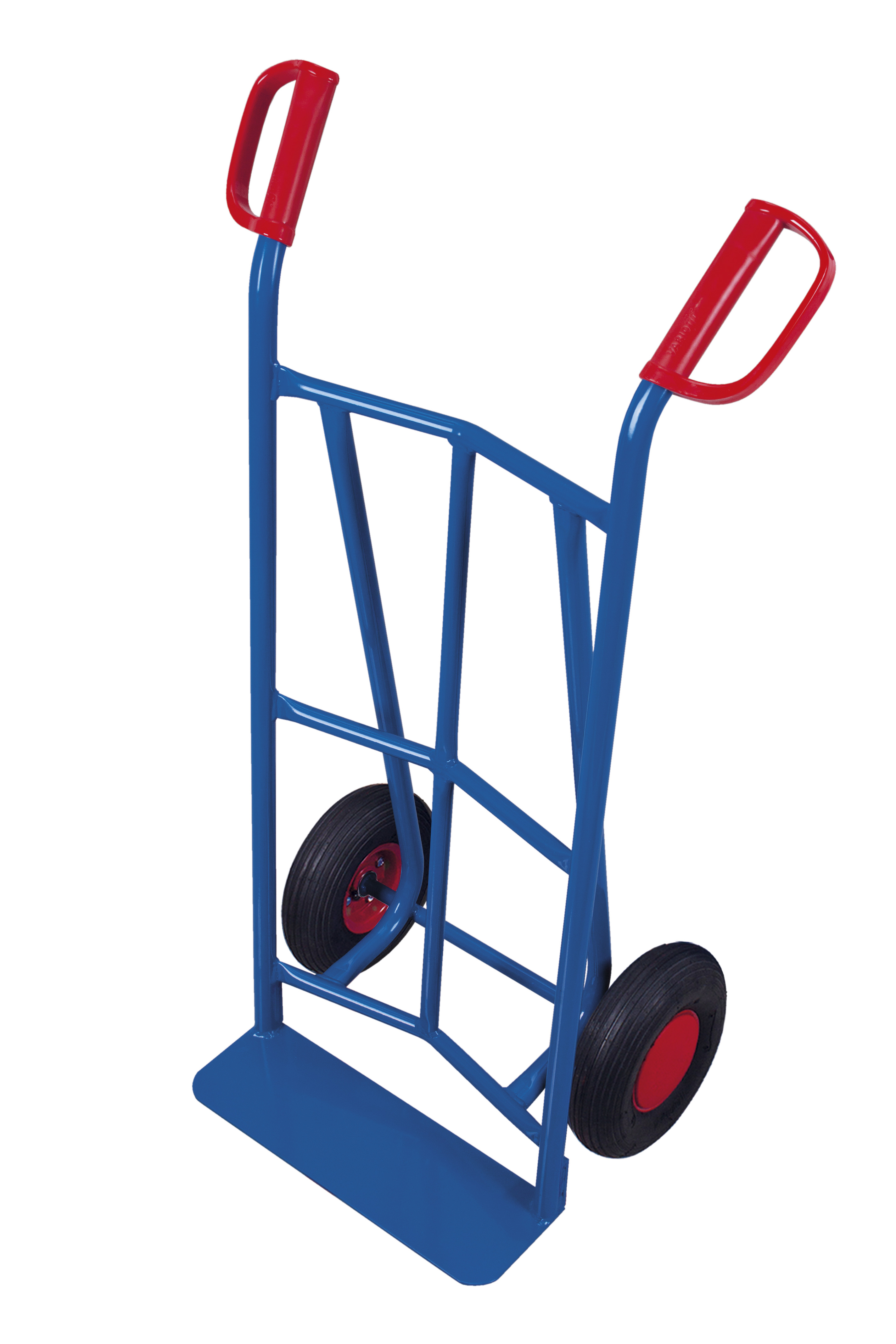 Vielseitige Stahlrohrkarre mit Luftbereifung 250 kg, Schaufel 450 × 120 mm, RAL 5010 – ideal für Werkstatt & Lager Vielseitige Stahlrohrkarre mit Luftbereifung 250 kg, Schaufel 450 × 120 mm, RAL 5010 – ideal für Werkstatt & Lager