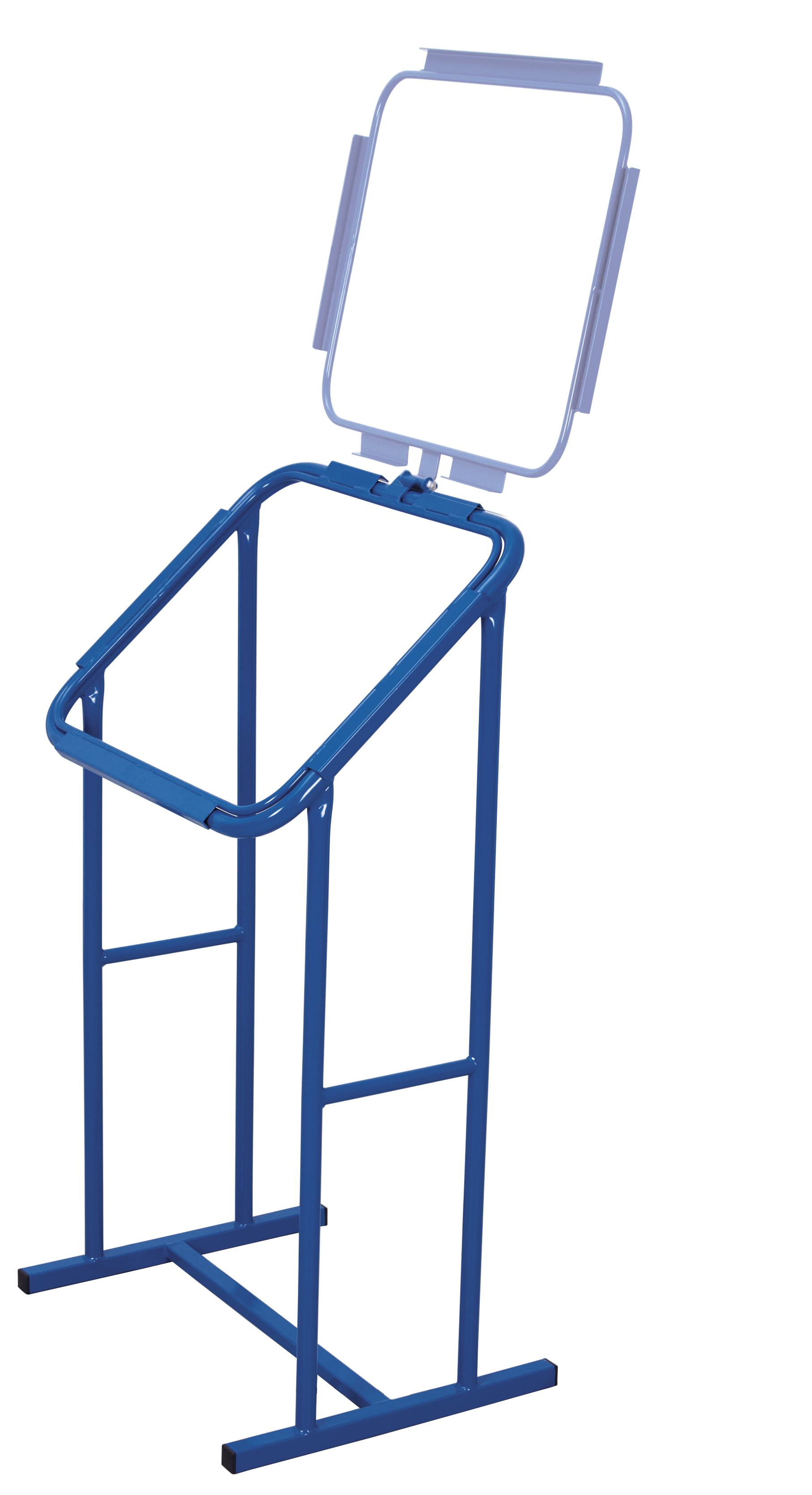 Robuster Wertstoffsammler 240 l, geneigte Sackaufnahme 40°, RAL 5010