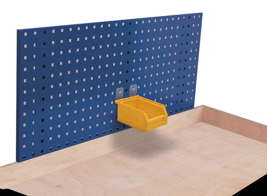 Robuste Materialkiste aus Polyethylen, beständig von -40 °C bis +80 °C, gelb, 105 × 160 × 75 mm Robuste Materialkiste aus Polyethylen, beständig von -40 °C bis +80 °C, gelb, 105 × 160 × 75 mm