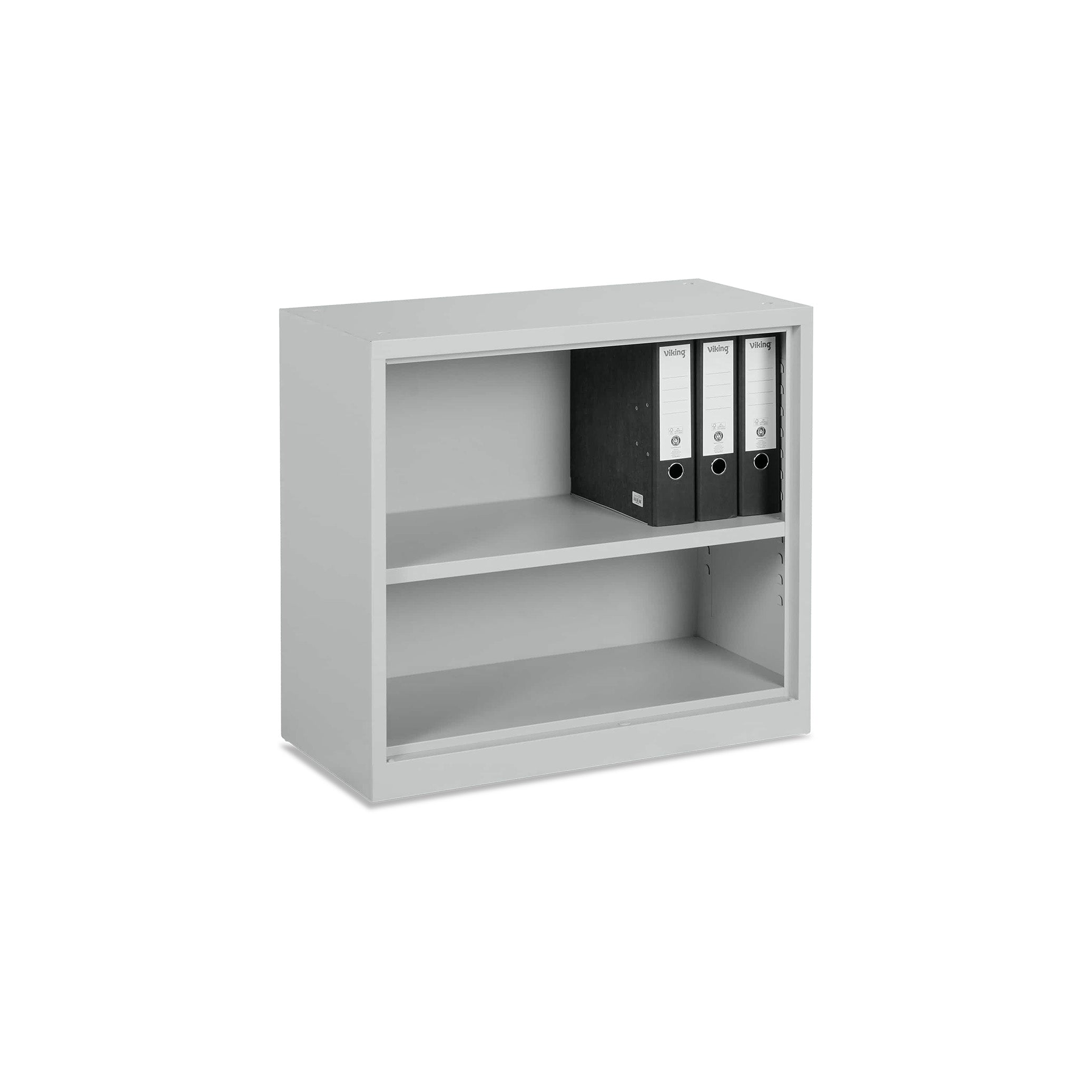 Praktisches Regal 800 × 380 × 720 mm mit Rückwand, 1,5 Ordnerhöhen Praktisches Regal 800 × 380 × 720 mm mit Rückwand, 1,5 Ordnerhöhen