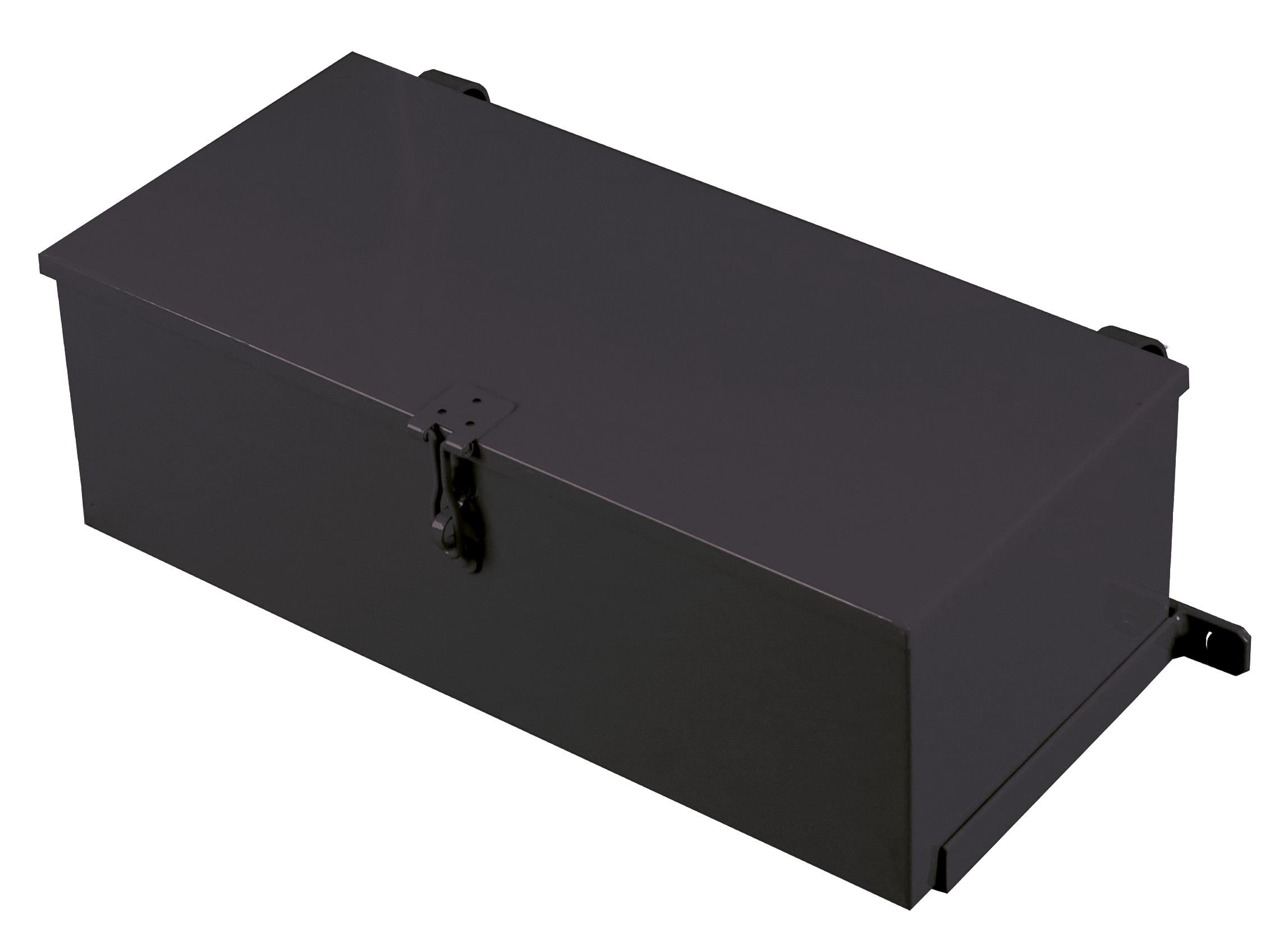 Robuste Werkzeugkiste 460 × 210 × 155 mm aus Stahlblech mit abschließbarem Deckel für Stahlflaschenkarren, RAL 7016 Hochwertige Werkzeugkiste 460 × 210 × 155 mm aus Stahlblech mit abschließbarem Deckel für Stahlflaschenkarren, RAL 7016