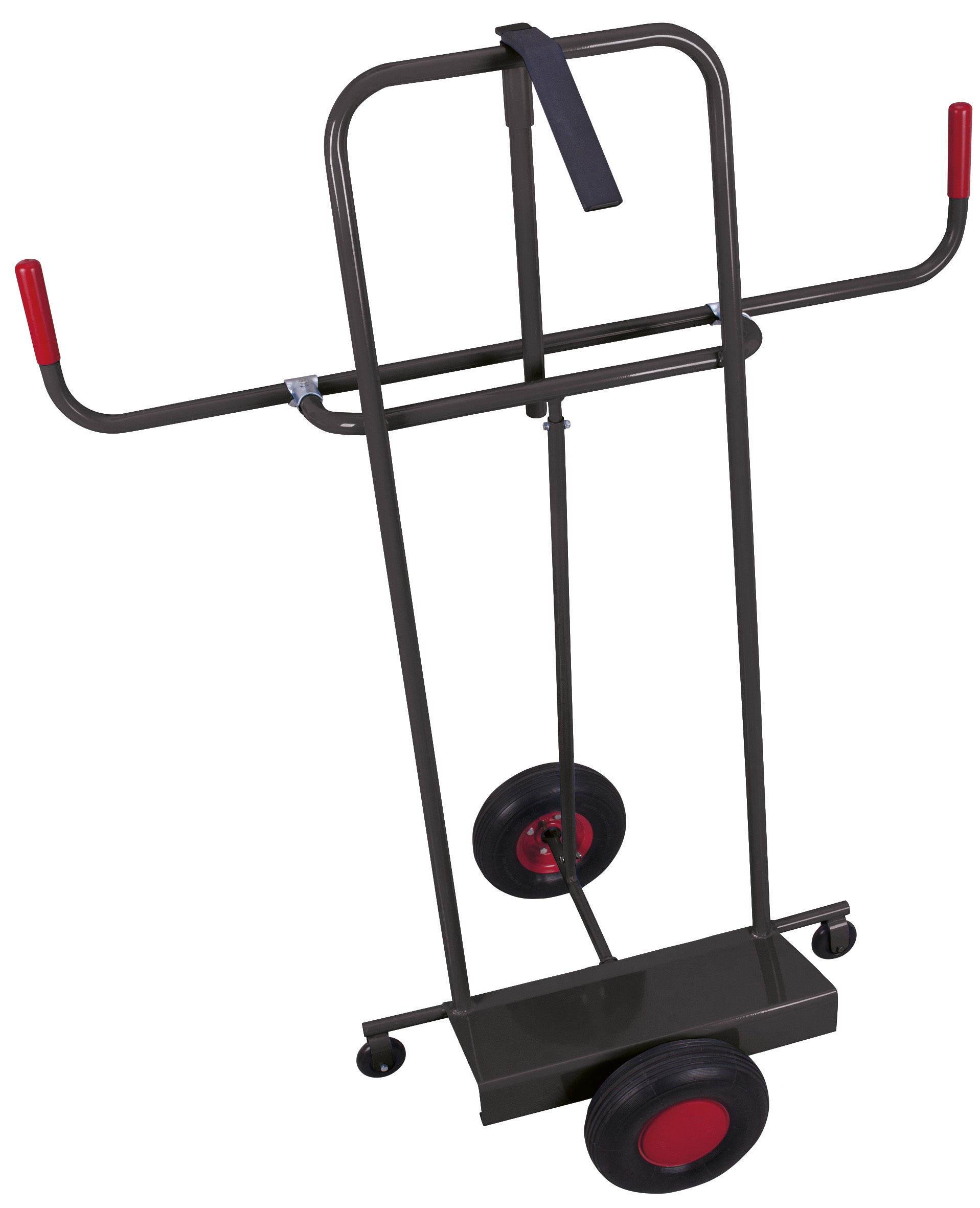 Sicherungsfähige Plattenkarre 1260 × 680 mm mit Luftbereifung, 250 kg, RAL 7016, für Werkstatt & Montage Sicherungsfähige Plattenkarre 1260 × 680 mm mit Luftbereifung, 250 kg, RAL 7016, für Werkstatt & Montage