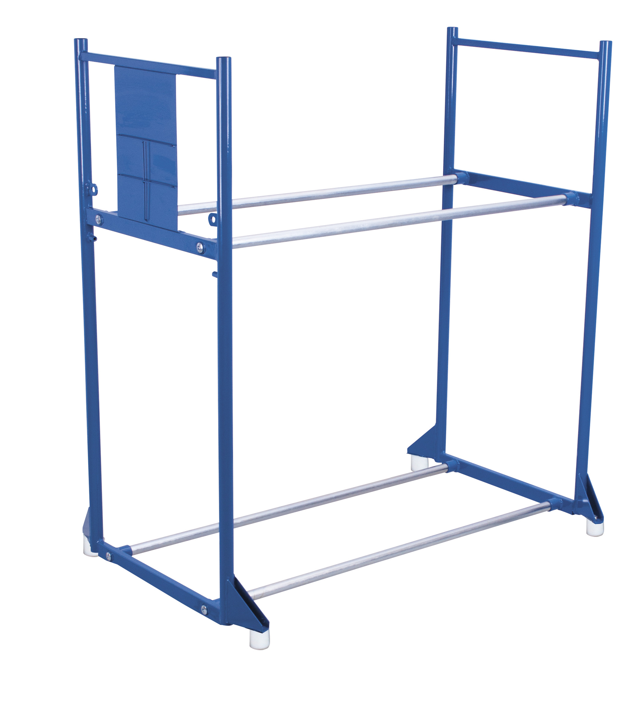 Robustes Reifenregal mit 2 Etagen 1205 x 750 x 1325 mm, verstellbar, 300 kg Traglast, verzinkte Verbindungsrohre, RAL 5010