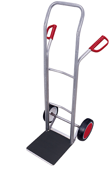 Leichte Aluminium Möbelkarre 640 × 625 × 1410 mm mit Vollgummibereifung, ideal für den Möbeltransport