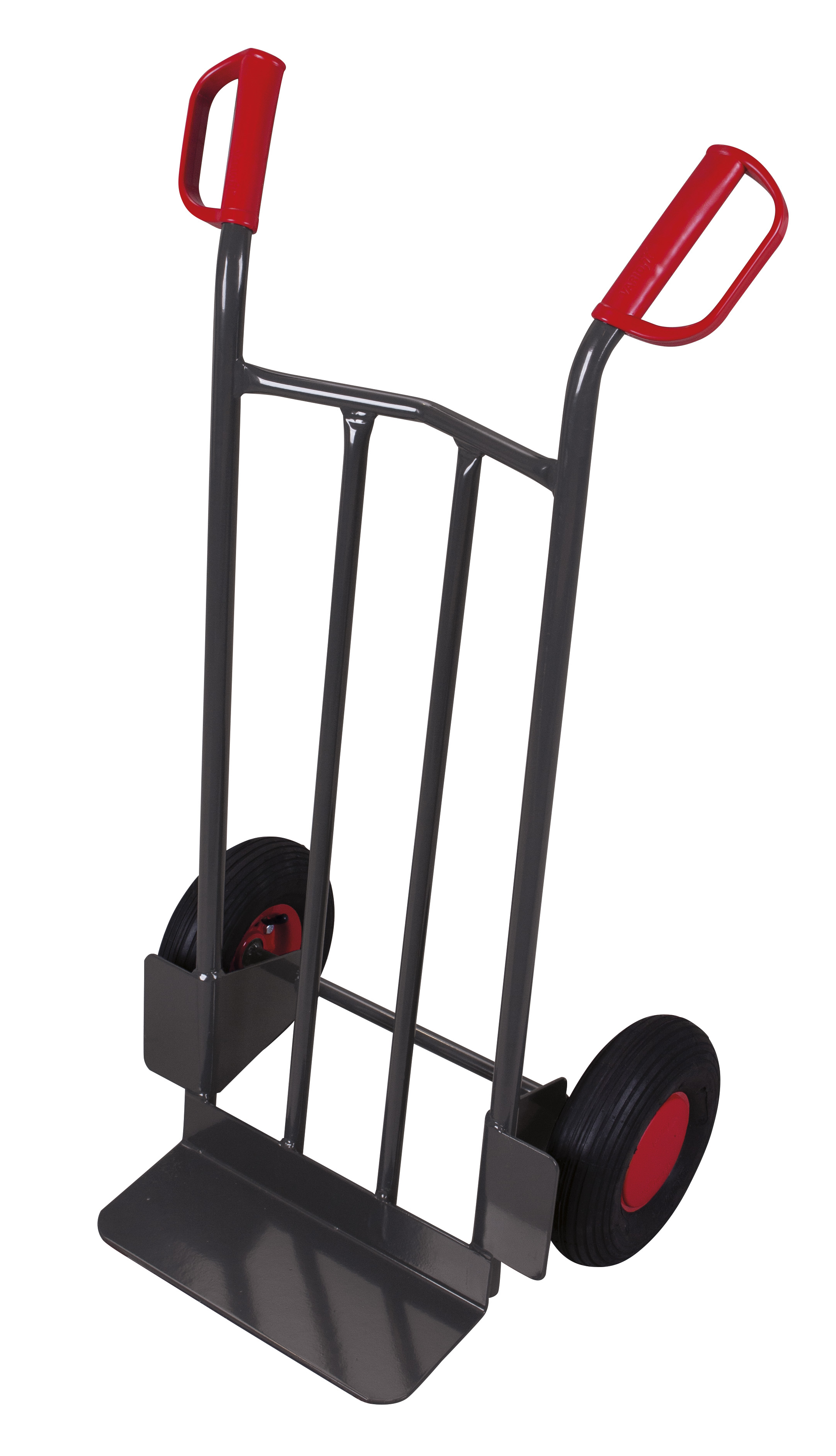 Robuste Stahlrohrkarre mit Luftbereifung 250 kg, 620 × 460 × 1110 mm, RAL 7016 – ideal für Lager & Transport Robuste Stahlrohrkarre mit Luftbereifung 250 kg, 620 × 460 × 1110 mm, RAL 7016 – ideal für Lager & Transport
