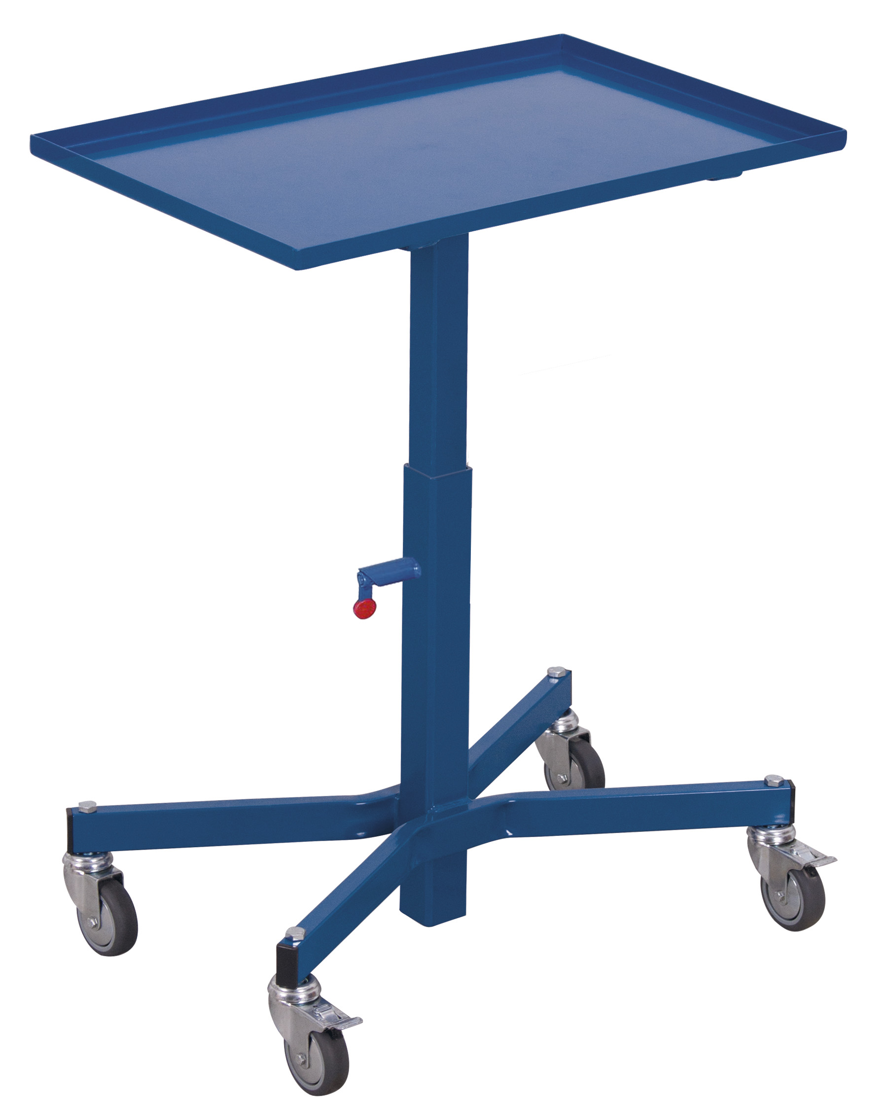 Kompakter Materialständer höhenverstellbar 610 x 410 mm für Kisten, 150 kg Traglast, RAL 5010, ideal für Produktion & Kommissionierung Kompakter Materialständer höhenverstellbar 610 x 410 mm für Kisten, 150 kg Traglast, RAL 5010, ideal für Produktion & Kommissionierung