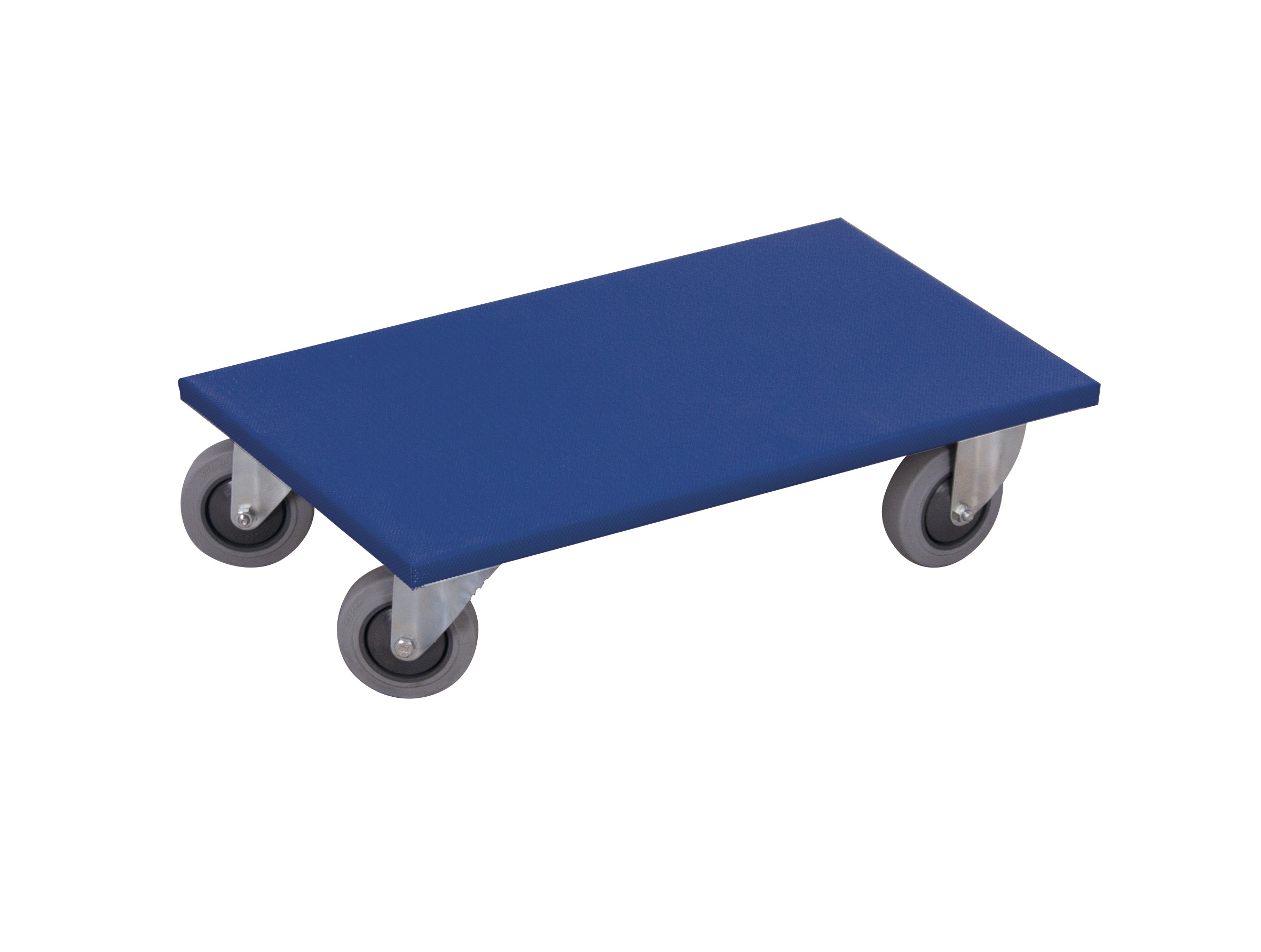 Leistungsstarker Möbelhund mit thermoplastischer Bereifung Premium 600 × 350 mm, 350 kg Traglast, VE 2 Stück, blau, spurlos Kompakter Möbelhund mit thermoplastischer Bereifung Premium 600 × 300 mm, 350 kg Traglast, VE 2 Stück, blau, spurlos