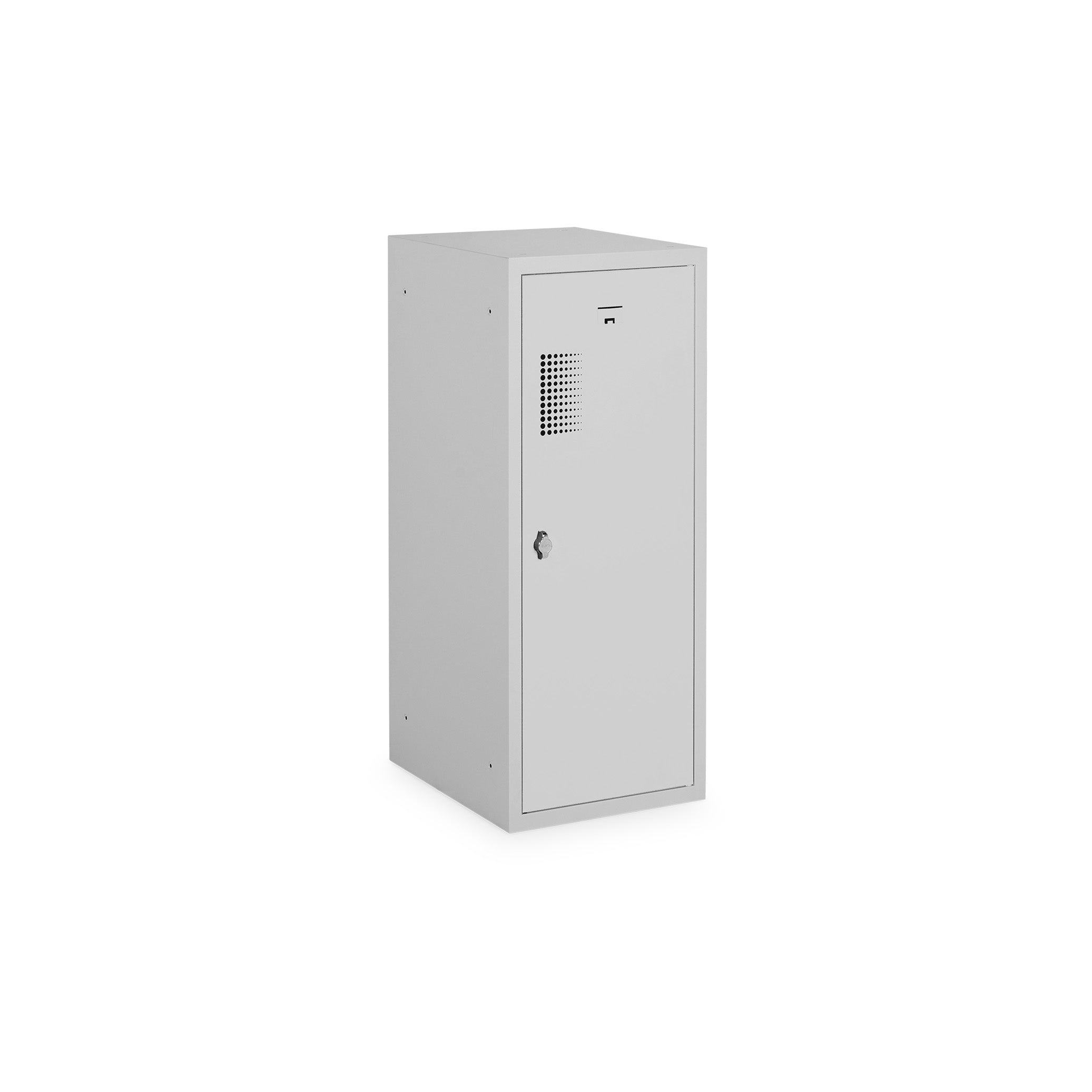 Geräumiger Mini-Spind 400 × 500 × 1000 mm, Farbe lichtgrau Geräumiger Mini-Spind 400 × 500 × 1000 mm, Farbe lichtgrau