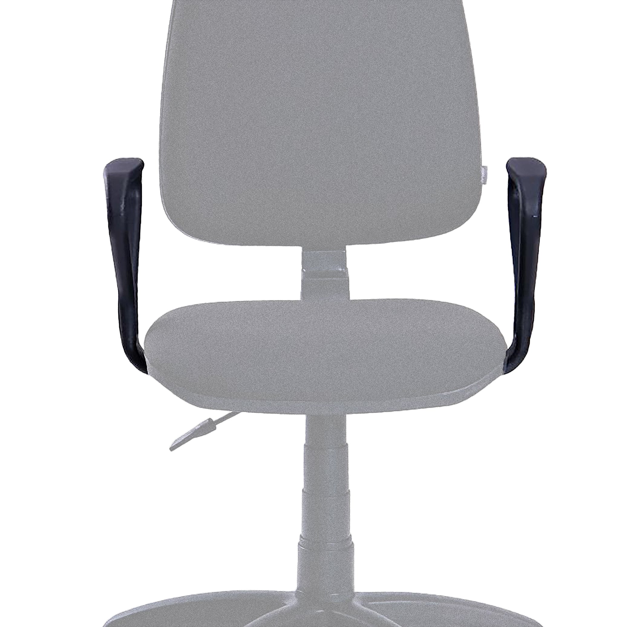 Passendes Armlehneset für Bürodrehstuhl Robust, Farbe Schwarz