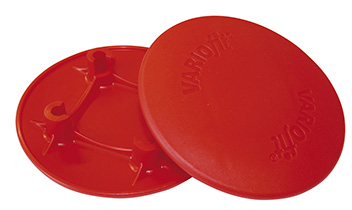 Robuste Kunststoffkappe rot für Räder Ø 260 mm, passend für Modell CR251-800.062-gul Robuste Kunststoffkappe rot für Räder Ø 260 mm, passend für Modell CR251-800.062-gul