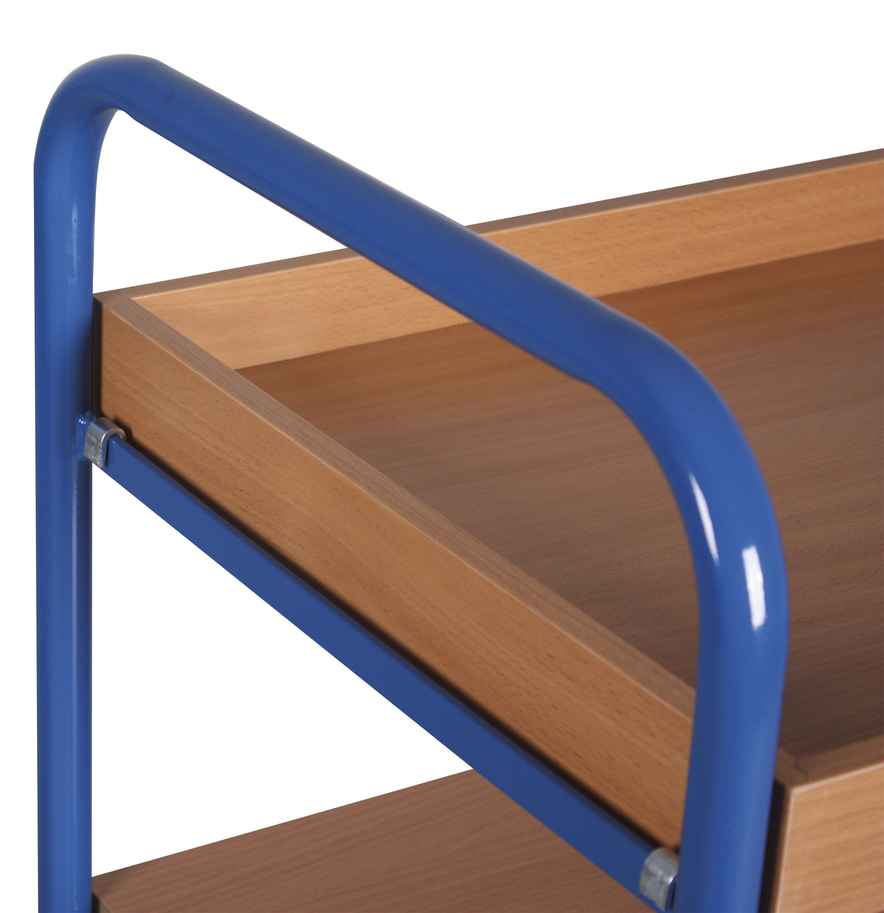 Anpassungsfähiger Etagenwagen niedrig 1060 × 600 mm mit variablem Tablett, 250 kg Traglast, RAL 5010, ideal für Werkstatt & Betrieb