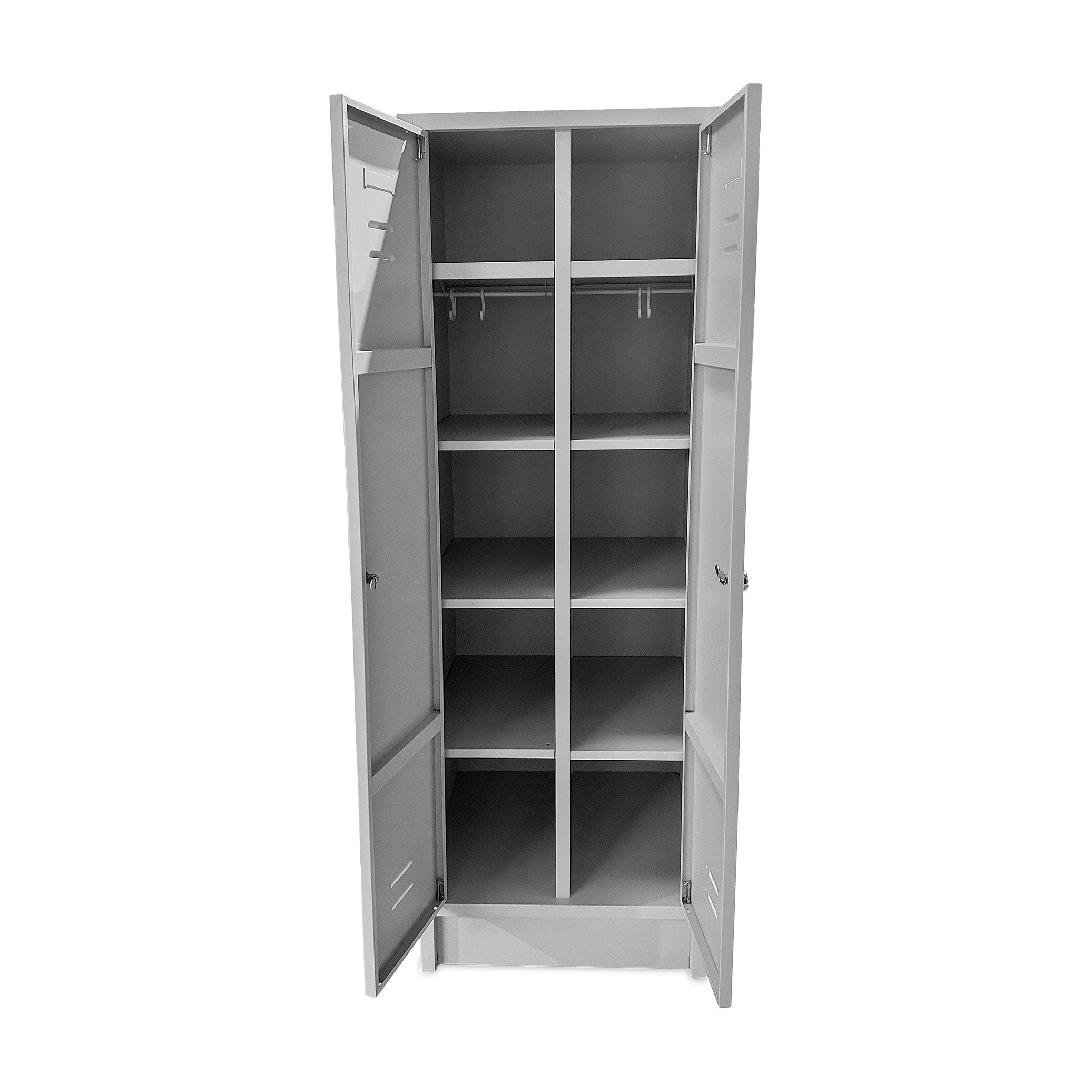 Stahl-Wäschespind 600 mm mit 8 Fachböden – platzsparend & robust