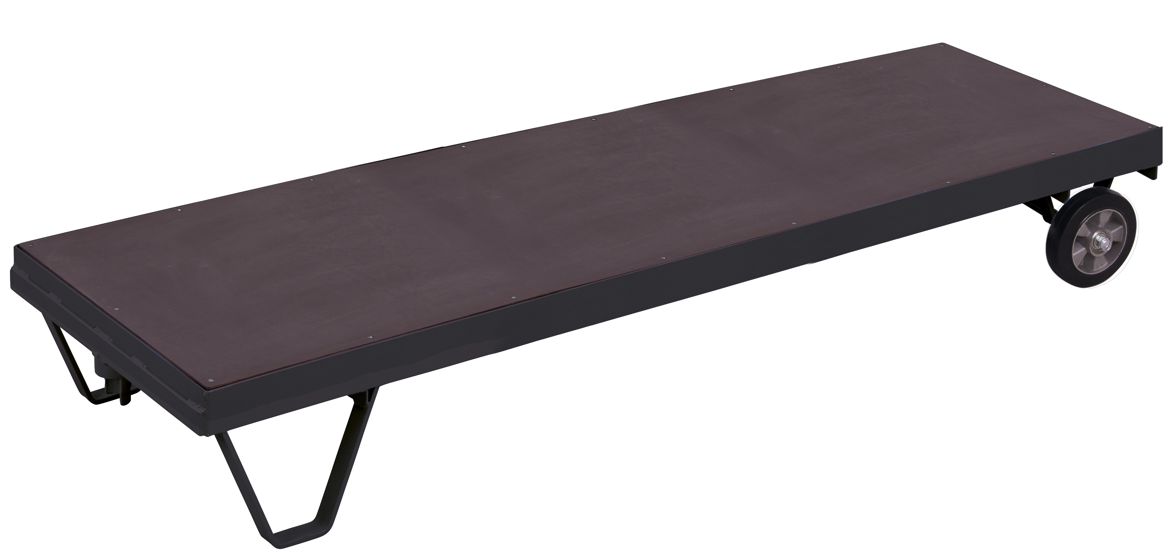 Robuste Schwerlast-Rollplatte 4005 × 800 × 390 mm, 1500 kg Traglast, RAL 7016 Robuste Schwerlast-Rollplatte 3305 × 800 × 390 mm, 1500 kg Traglast, RAL 7016