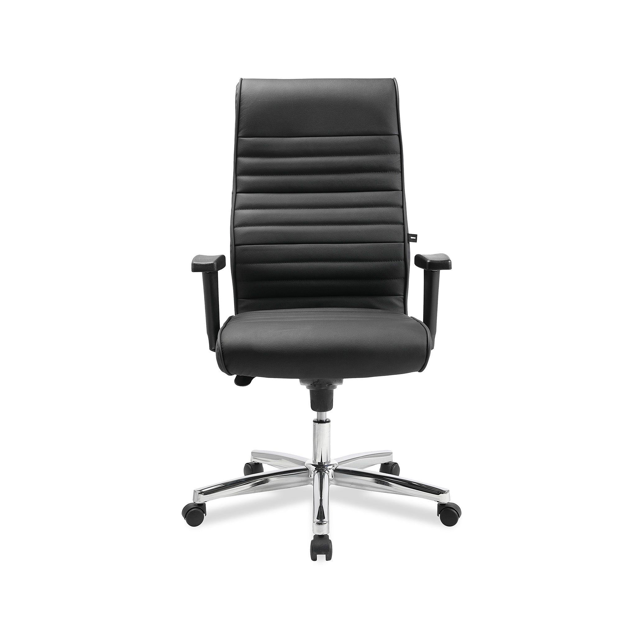 Chefsessel Prime-Time 100 – Exklusiver Ledersessel mit Synchronmechanik & Armlehnen, GS geprüft