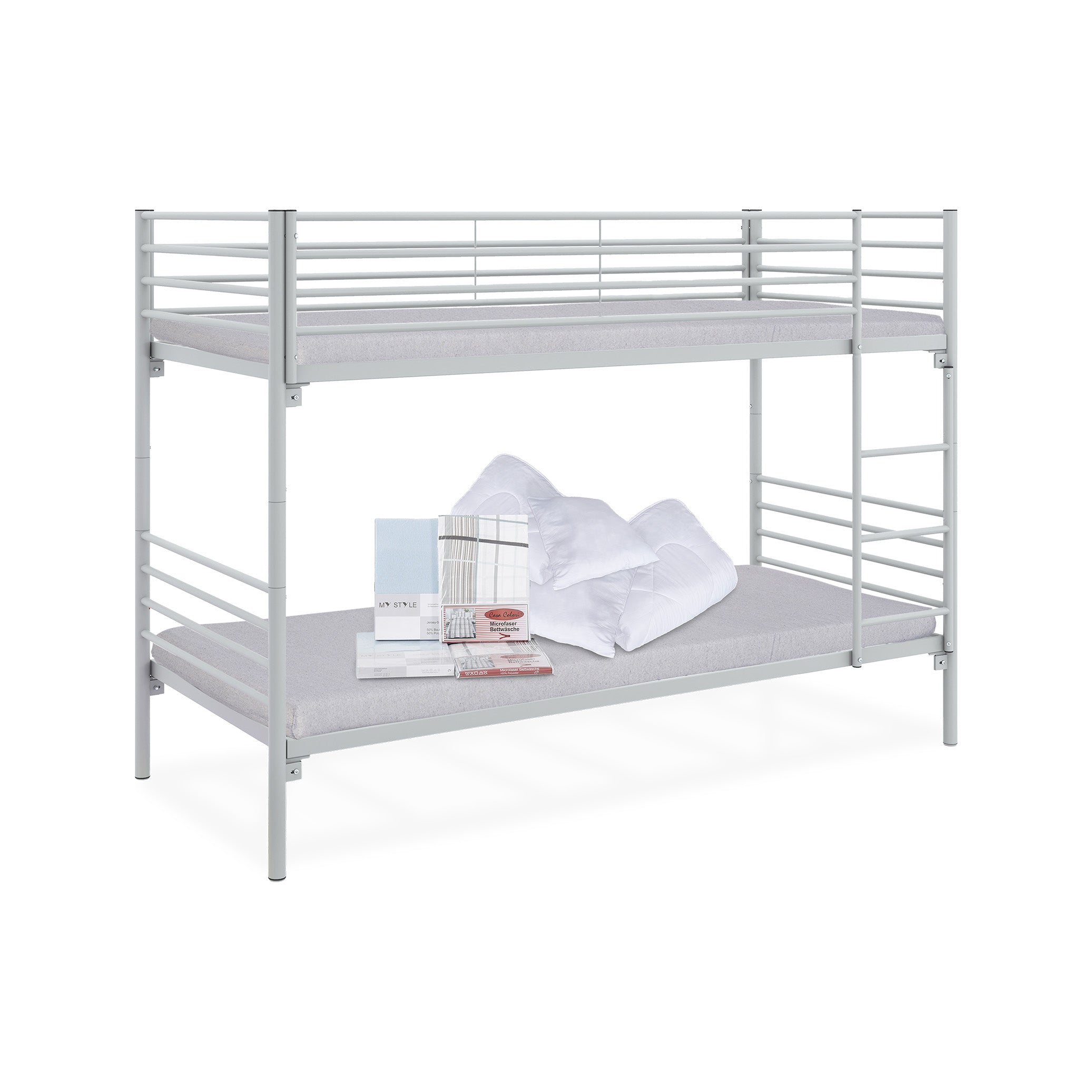 Sicherheits-Etagenbett-Komplettset für 2 Personen Ø40 mm – TÜV-geprüft, stabil & vielseitig