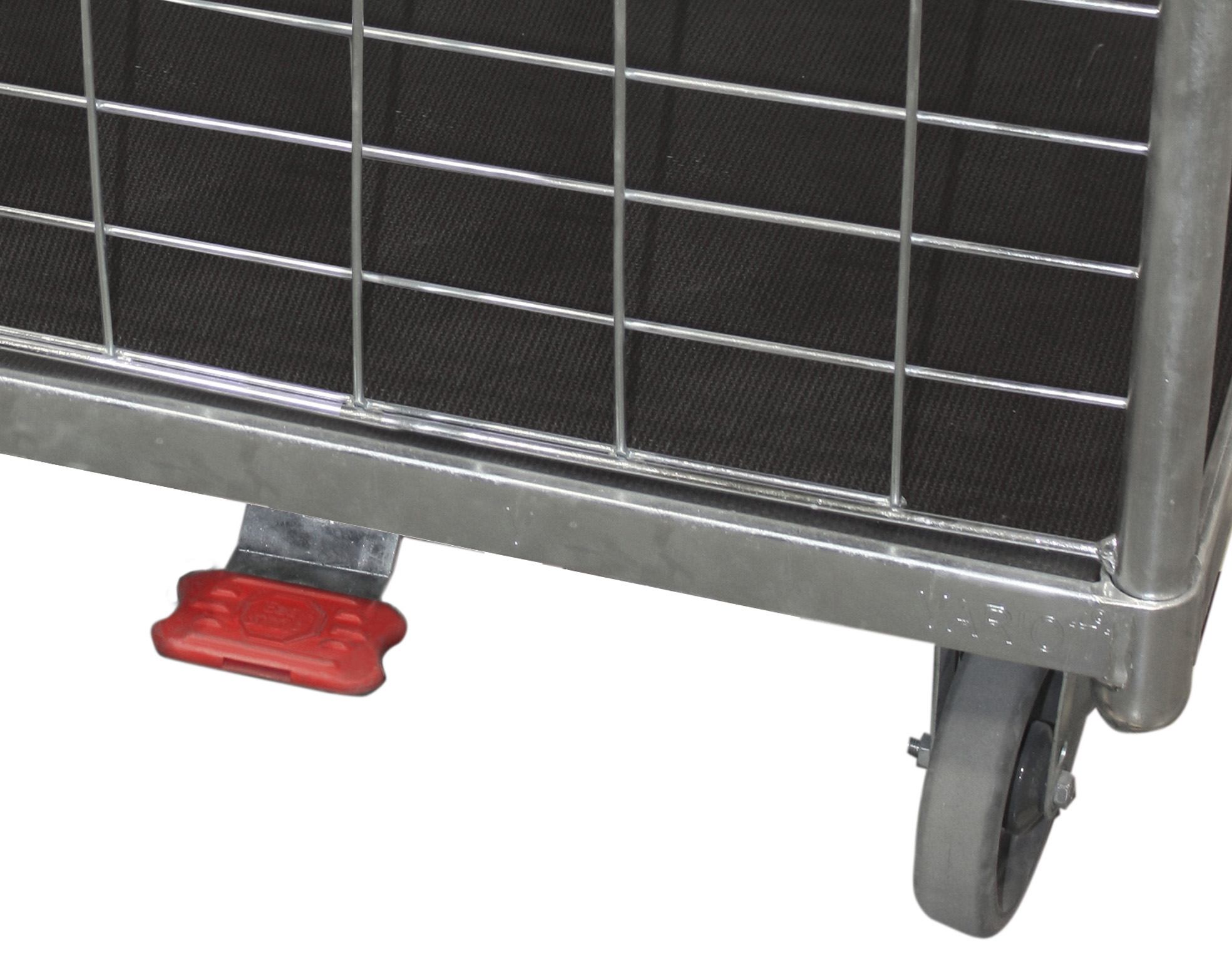 Zentrale Fußbremse EasySTOP für Lenkräder Ø 125 mm – nachrüstbare Feststellfunktion für Transportgeräte Zentrale Fußbremse EasySTOP für Lenkräder Ø 125 mm – nachrüstbare Feststellfunktion für Transportgeräte