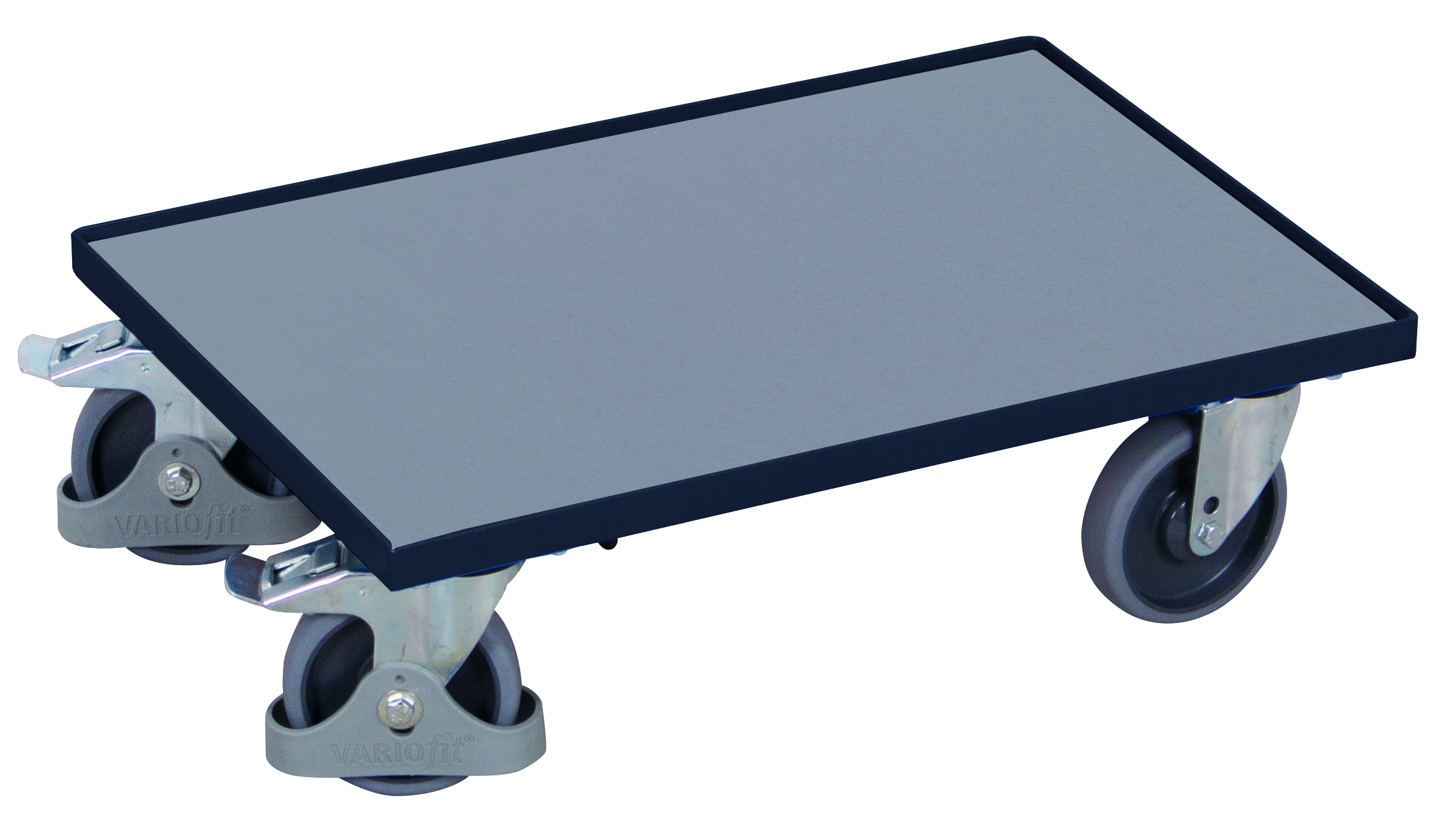 Stabiler Plattformroller 600 x 400 mm mit Holzladefläche und 10 mm Rand, 250 kg Traglast, RAL 7016, ideal für Lager & Kommissionierung Stabiler Plattformroller 600 x 400 mm mit Holzladefläche und 10 mm Rand, 250 kg Traglast, RAL 7016, ideal für Lager & Kommissionierung