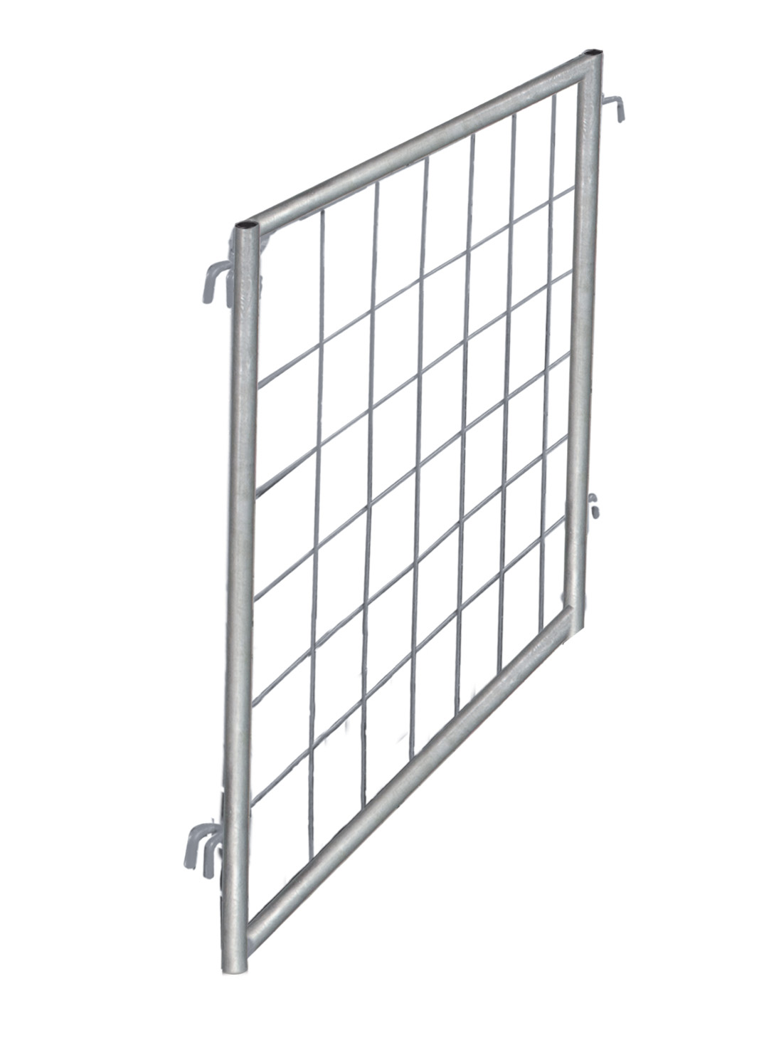 Robustes Palettenaufsatz-Trenngitter, feuerverzinkt, 750 mm Tiefe, Nutzhöhe 800 mm, passend für Palettentyp 62 und 64 Robustes Palettenaufsatz-Trenngitter, feuerverzinkt, 750 mm Tiefe, Nutzhöhe 600 mm, passend für Palettentyp 62 und 64