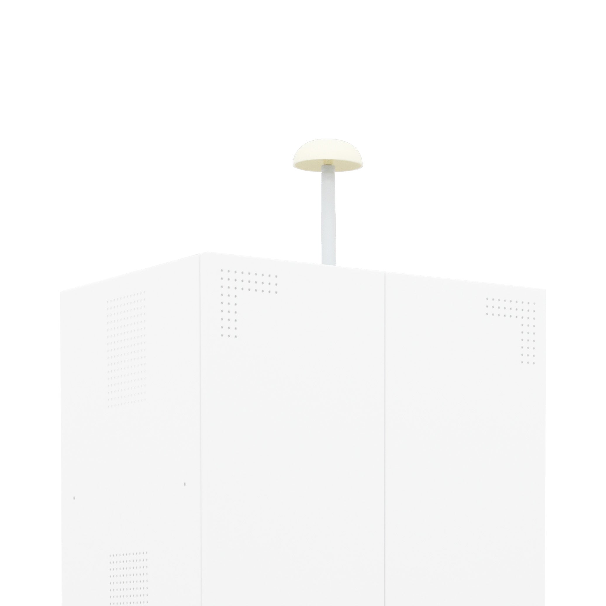 Helmhalter für Umkleidespind mit Sitzbank und Klappbox, 250 mm