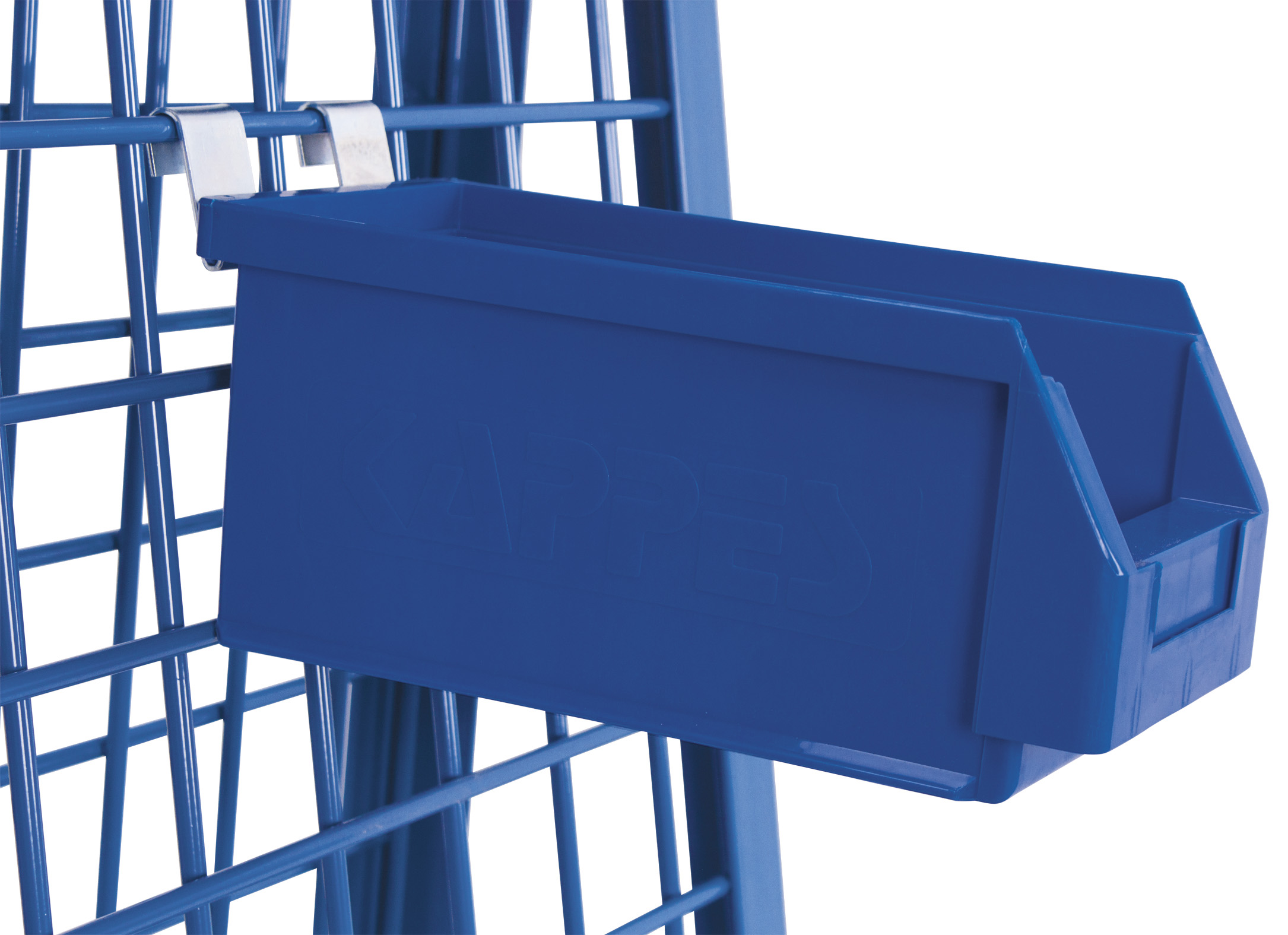 Robuste Materialkiste aus Polyethylen, beständig von -40 °C bis +80 °C, blau, 140 × 290 × 130 mm Robuste Materialkiste aus Polyethylen, beständig von -40 °C bis +80 °C, blau, 140 × 290 × 130 mm