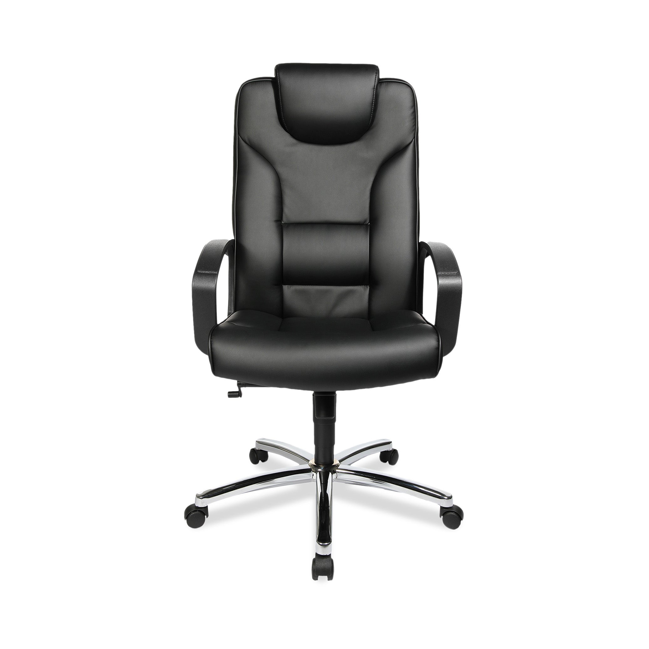 Chefsessel Comfort-Point 50 – Bequemer Bürostuhl aus Kunstleder mit Armlehnen, GS geprüft