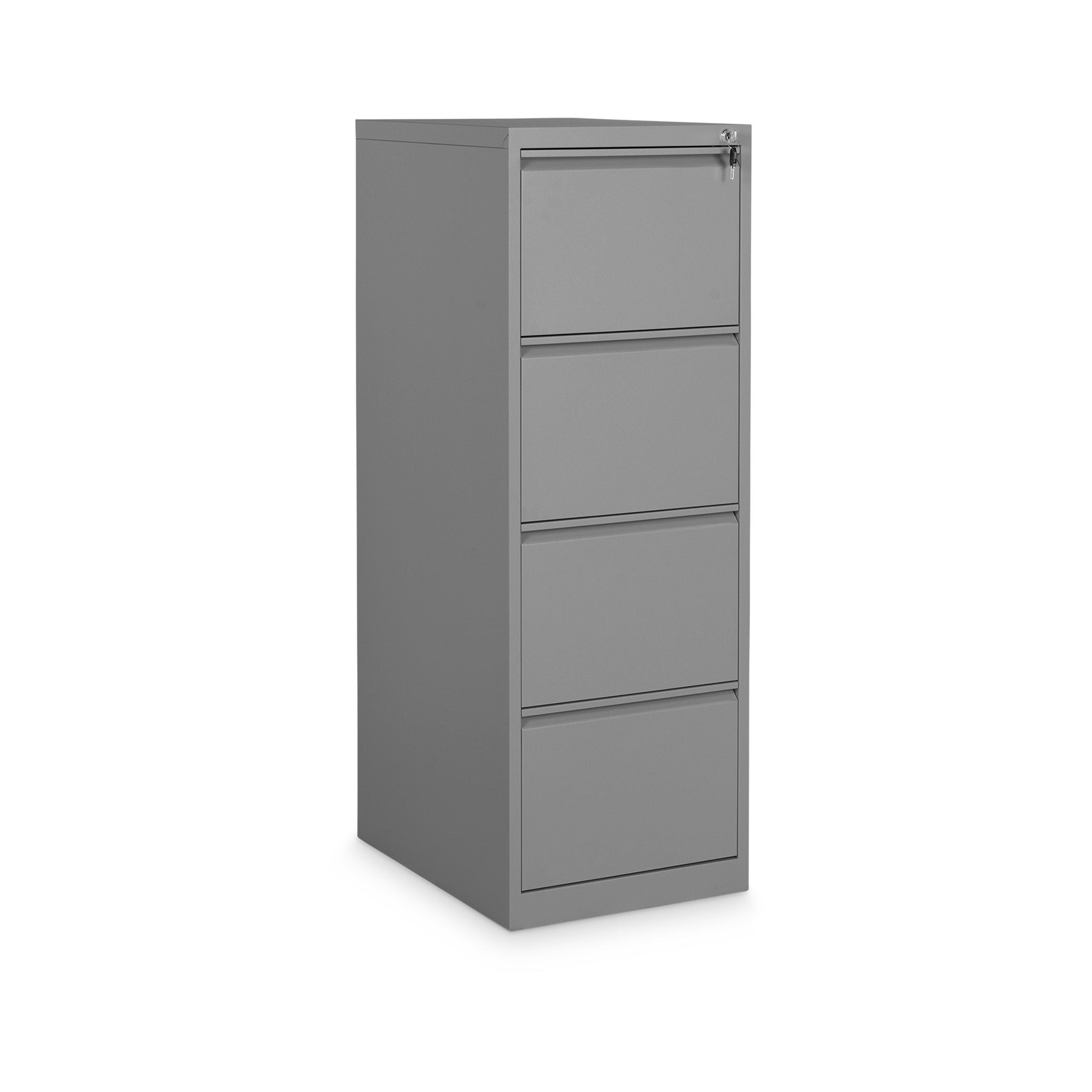 Schmaler Hängeregistraturschrank 465 × 620 × 1325 mm, Farbe Weißaluminium/Weißaluminium Schmaler Hängeregistraturschrank 465 × 620 × 1325 mm, Farbe Weißaluminium/Weißaluminium