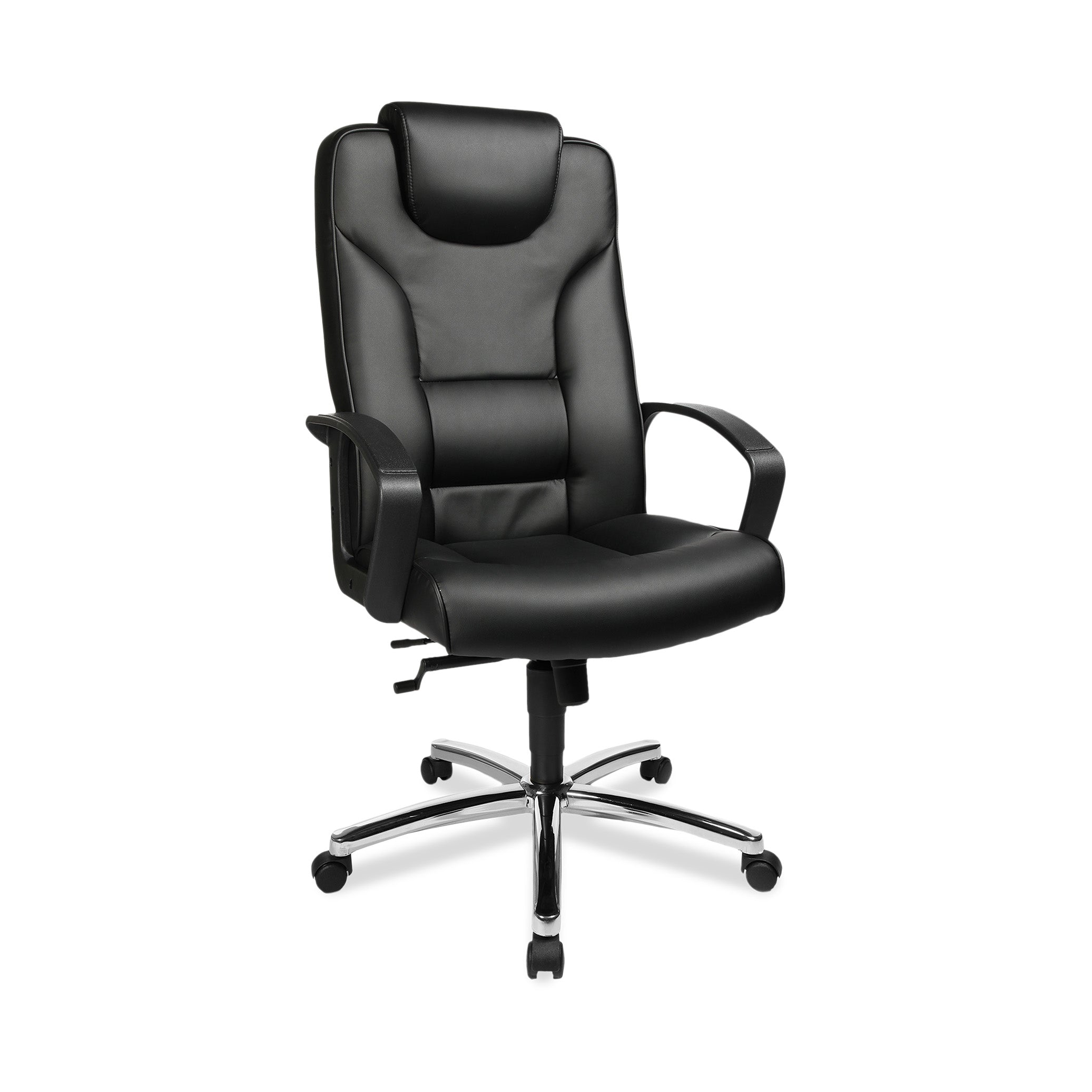 Chefsessel Comfort-Point 50 – Bequemer Bürostuhl aus Kunstleder mit Armlehnen, GS geprüft