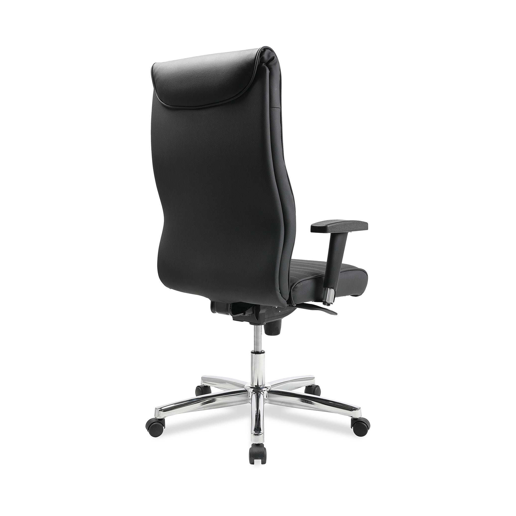 Chefsessel Prime-Time 100 – Exklusiver Ledersessel mit Synchronmechanik & Armlehnen, GS geprüft