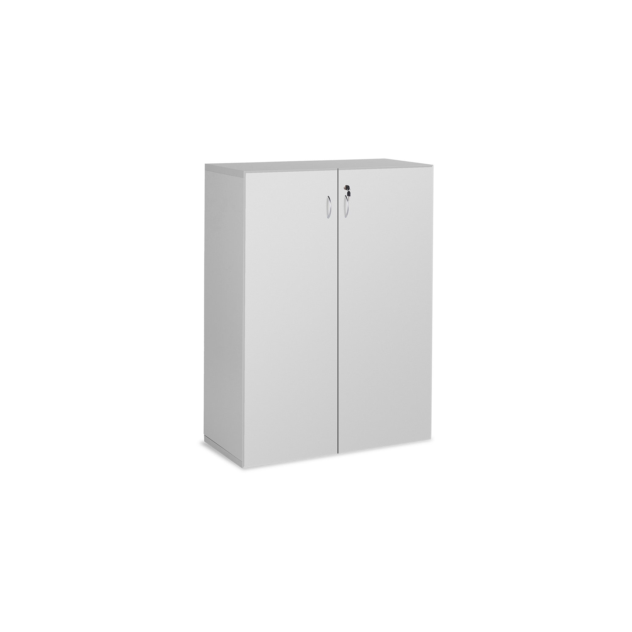 Aktenschrank Holz 3 Ordnerhöhen 800x393x1095 mm, grau – stabil & funktional