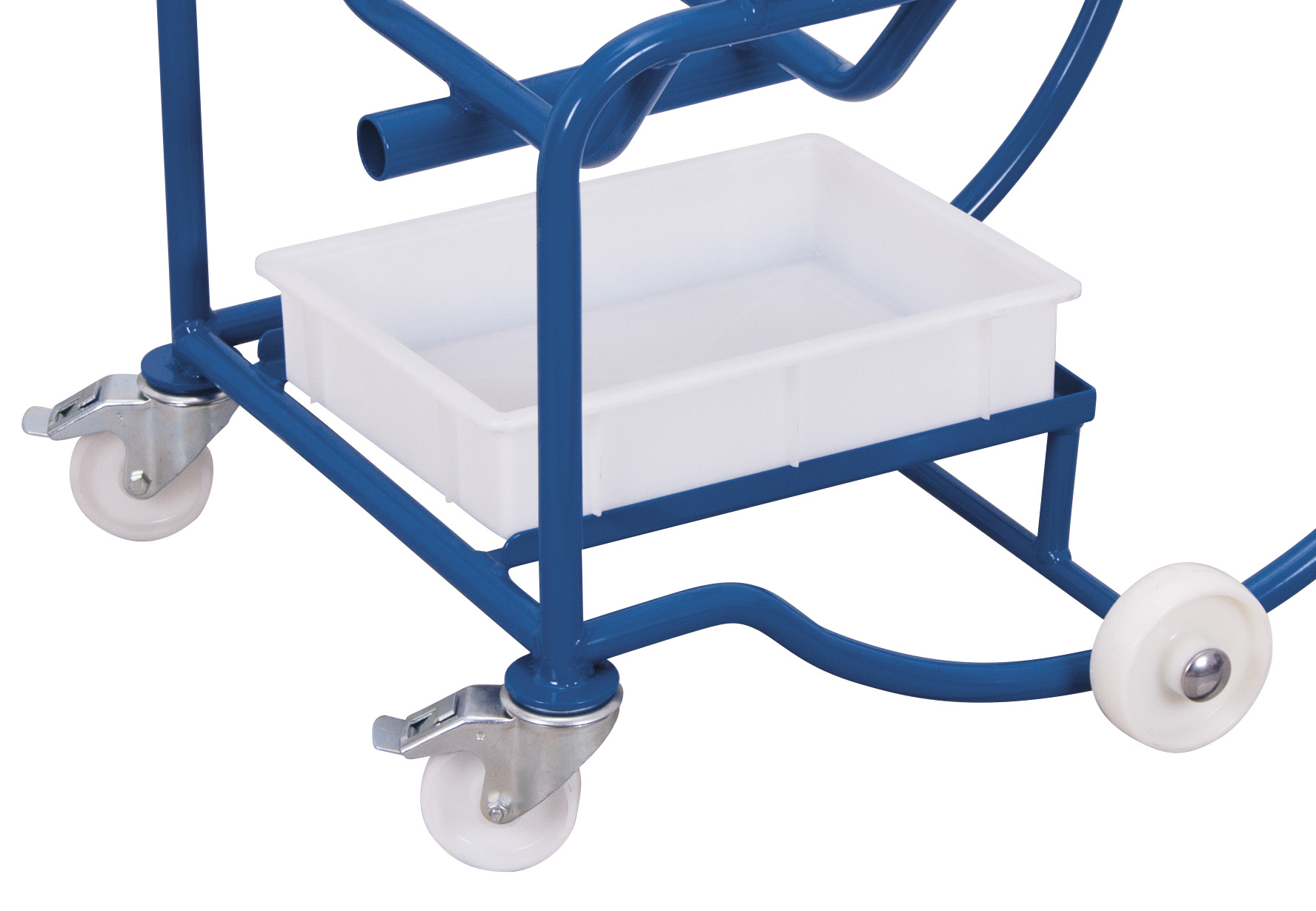 Praktische Kunststoffauffangwanne 460 × 350 × 150 mm mit 10 Liter Inhalt für Fasskipper, Farbe Weiß