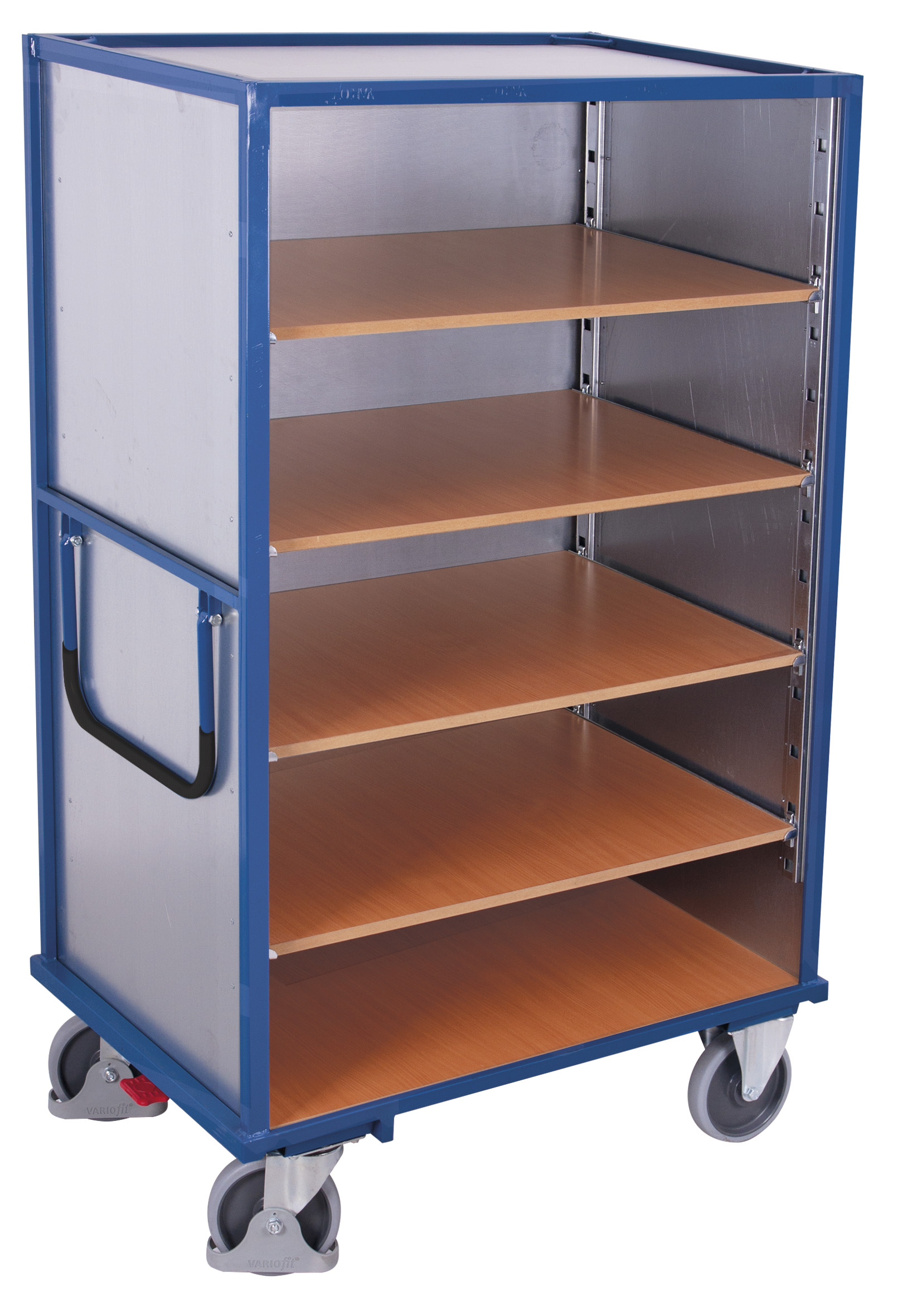 Robuster Etagenwagen 1115 × 730 mm, fest verschweißt, 500 kg Traglast, RAL 5010, ideal für Lager & Werkstatt Strapazierfähiger Etagenwagen 1315 × 830 mm, fest verschweißt, 500 kg Traglast, RAL 5010, ideal für Lager & Werkstatt