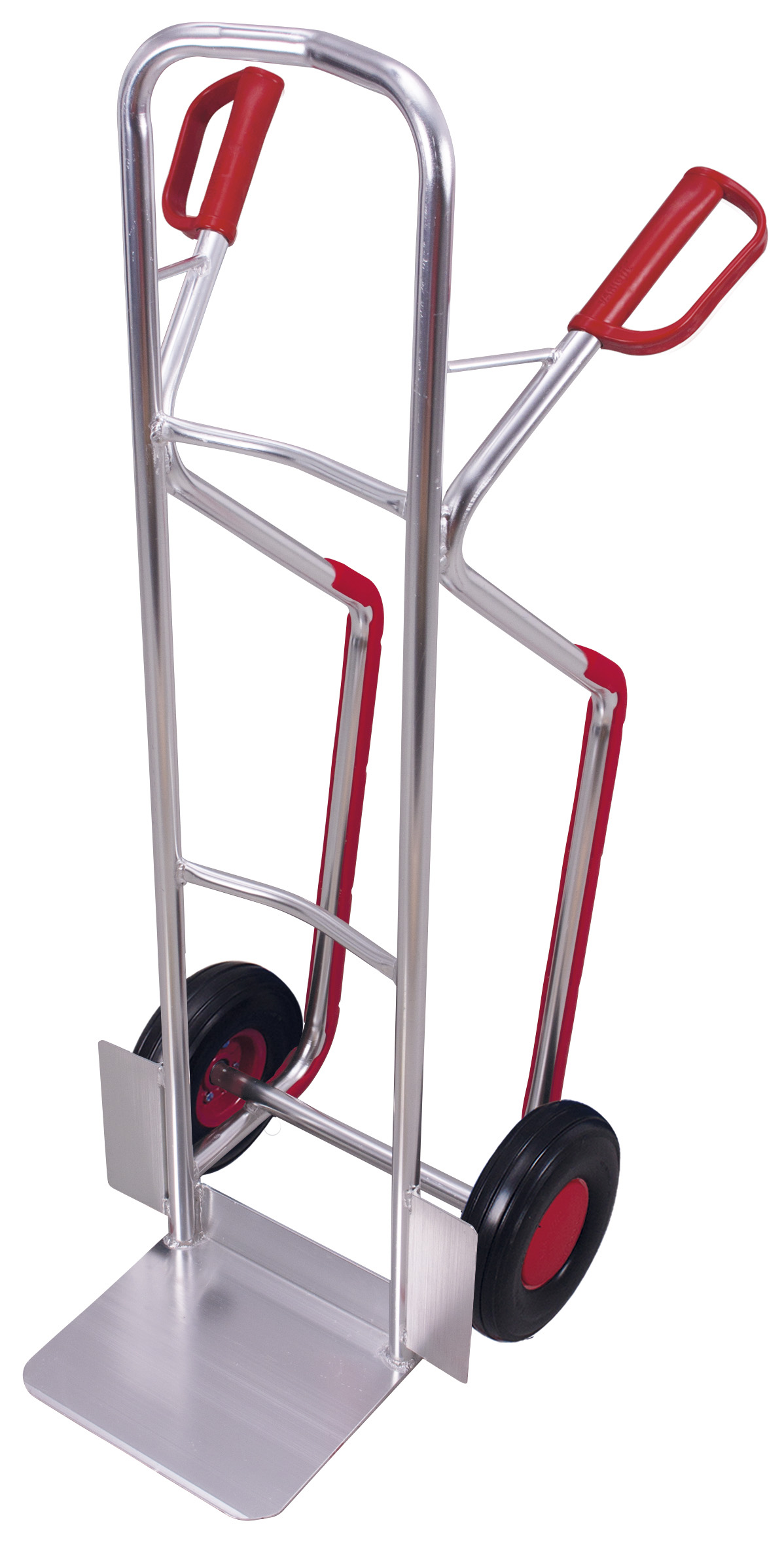 Pannensichere Aluminiumkarre 570 × 615 × 1300 mm mit PU-Bereifung, 200 kg Traglast, ideal für Transport & Lager Pannensichere Aluminiumkarre 570 × 615 × 1300 mm mit PU-Bereifung, 200 kg Traglast, ideal für Transport & Lager