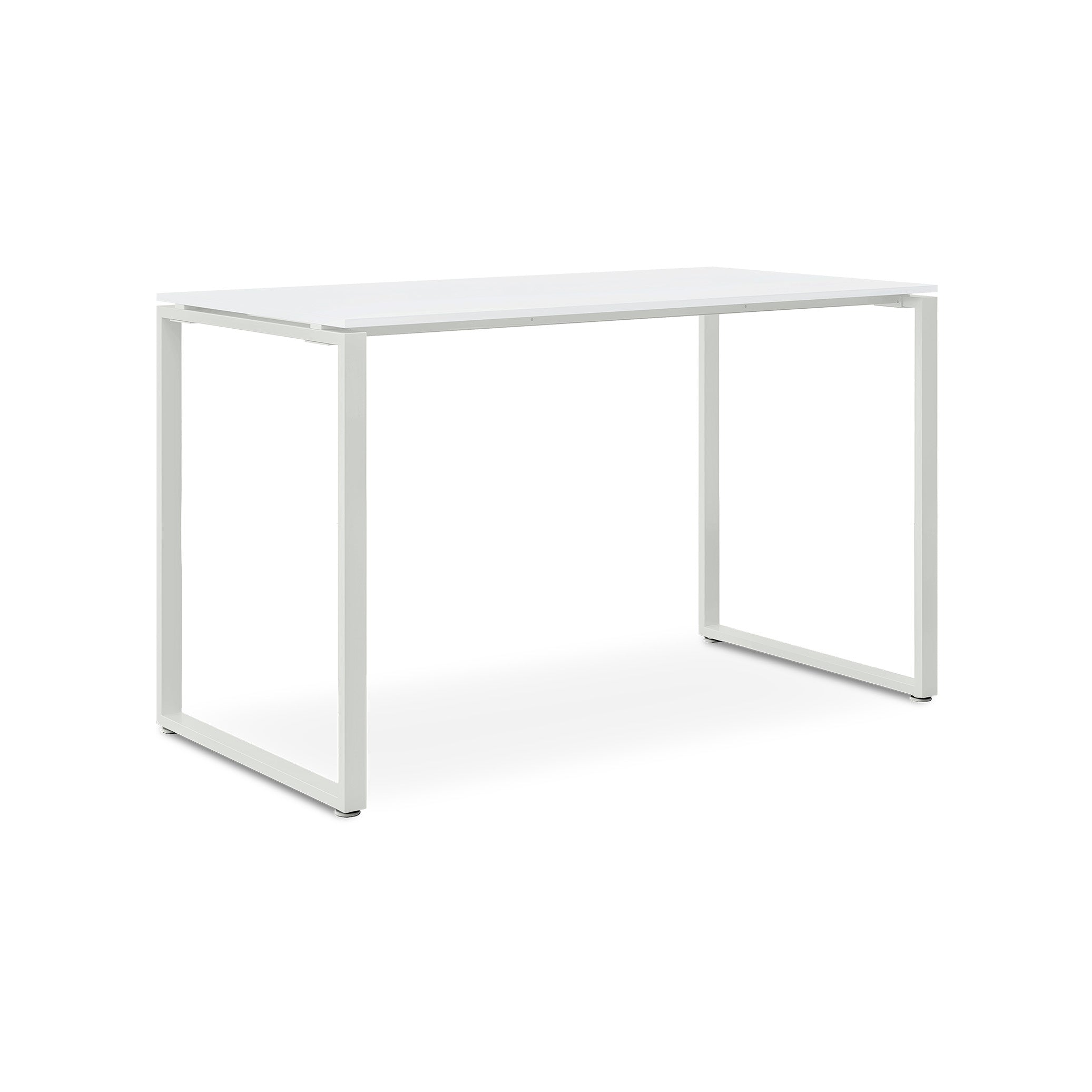 Breiter Bistrotisch 1400 × 700 × 1120 mm, mit lackierten Füßen, Farbe Signalweiß/Weiß Breiter Bistrotisch 1400 × 700 × 1120 mm, mit lackierten Füßen, Farbe Signalweiß/Weiß