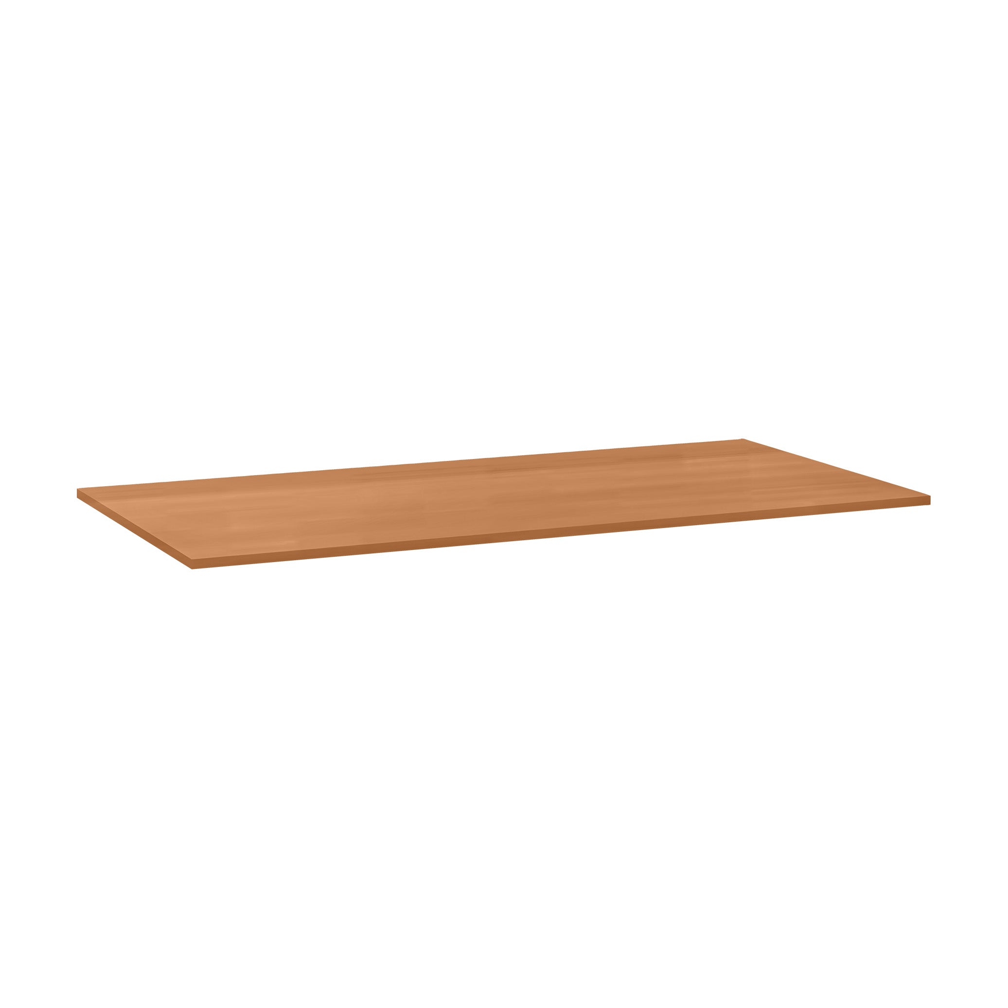 Holz-Tischplatte 2000 x 1000 x 25 mm, kratzfest, Dekor Buche | stabile Arbeitsplatte für Büro & Werkstatt
