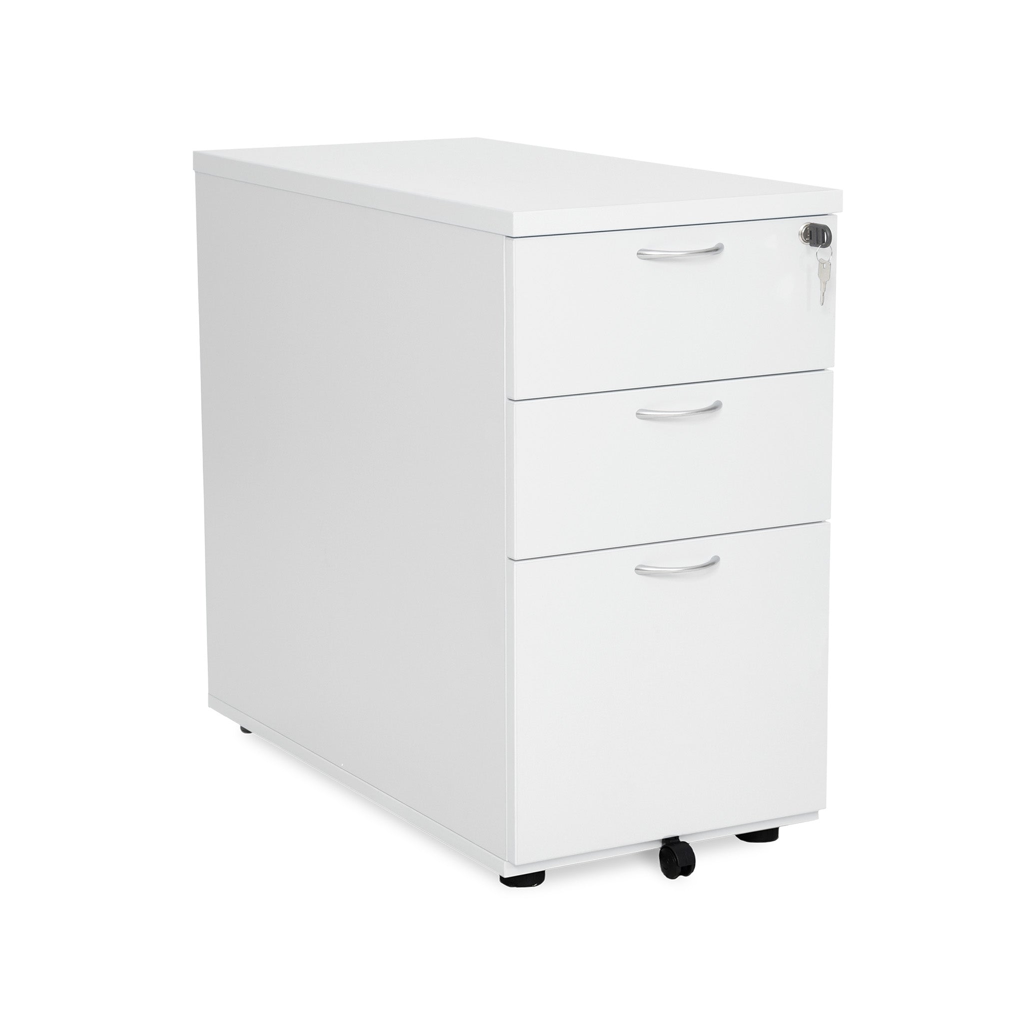 Moderner Standcontainer 405 × 730 × 800 mm, Dekor Weiß