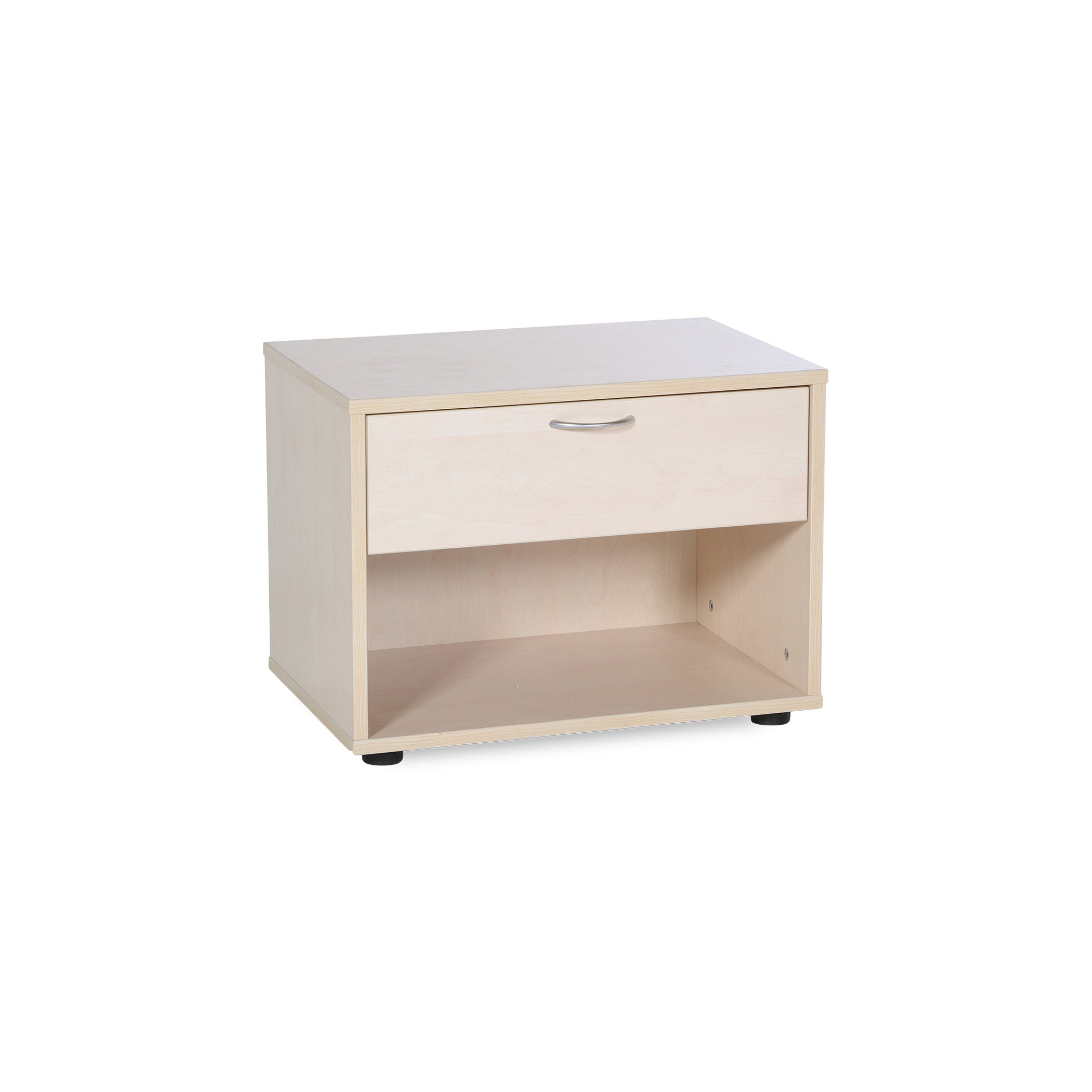 Praktischer Holz-Nachttisch 600 × 400 × 450 mm, Dekor Ahorn Praktischer Holz-Nachttisch 600 × 400 × 450 mm, Dekor Ahorn