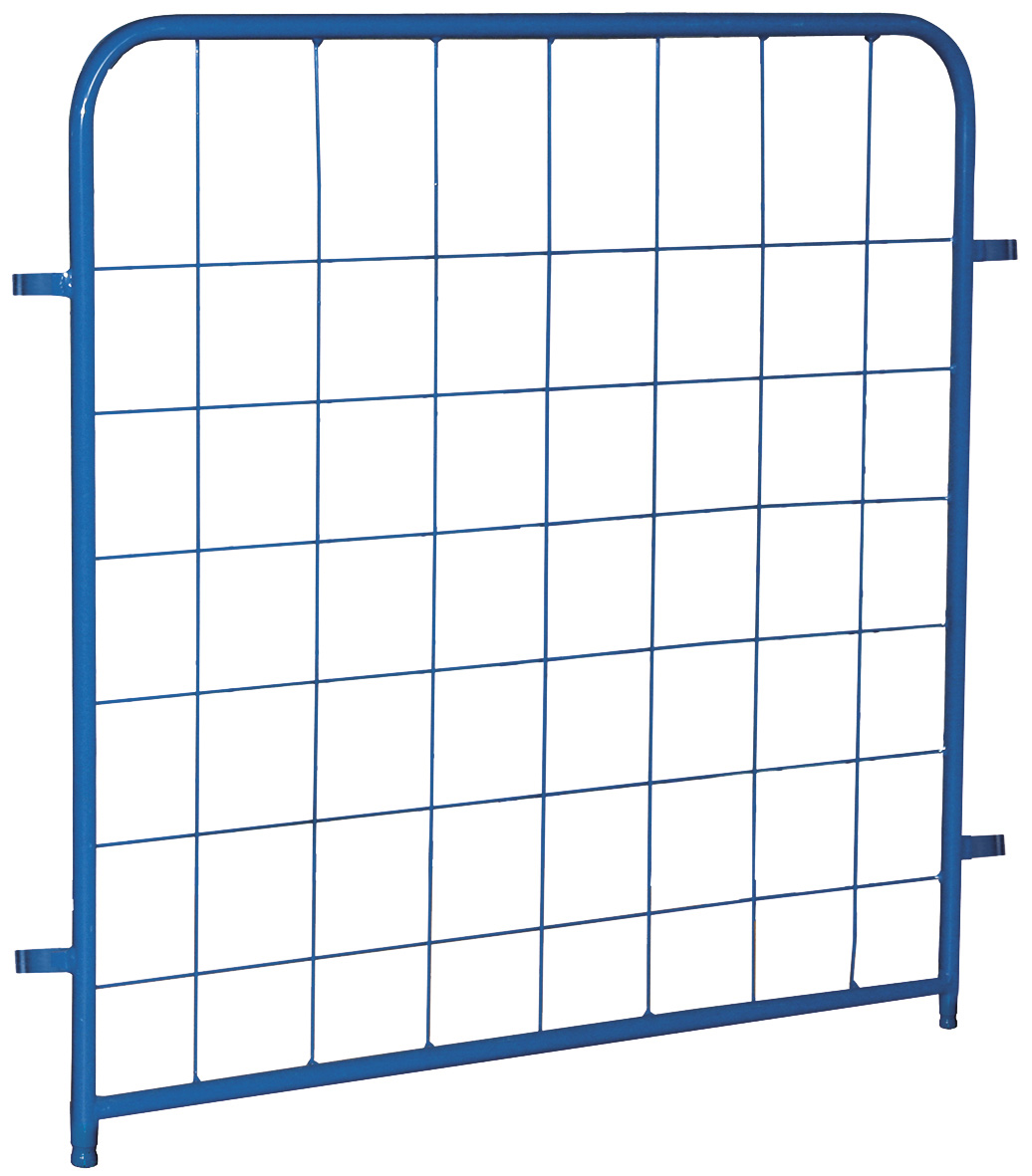 Stabile Längswand 1075 × 925 mm in RAL 5010 für Paket- und Etagenwagen, Drahtgitter 120 × 120 mm, ideal für Lager & Werkstatt Stabile Längswand 925 × 925 mm in RAL 5010 für Paket- und Etagenwagen, Drahtgitter 120 × 120 mm, ideal für Lager & Werkstatt