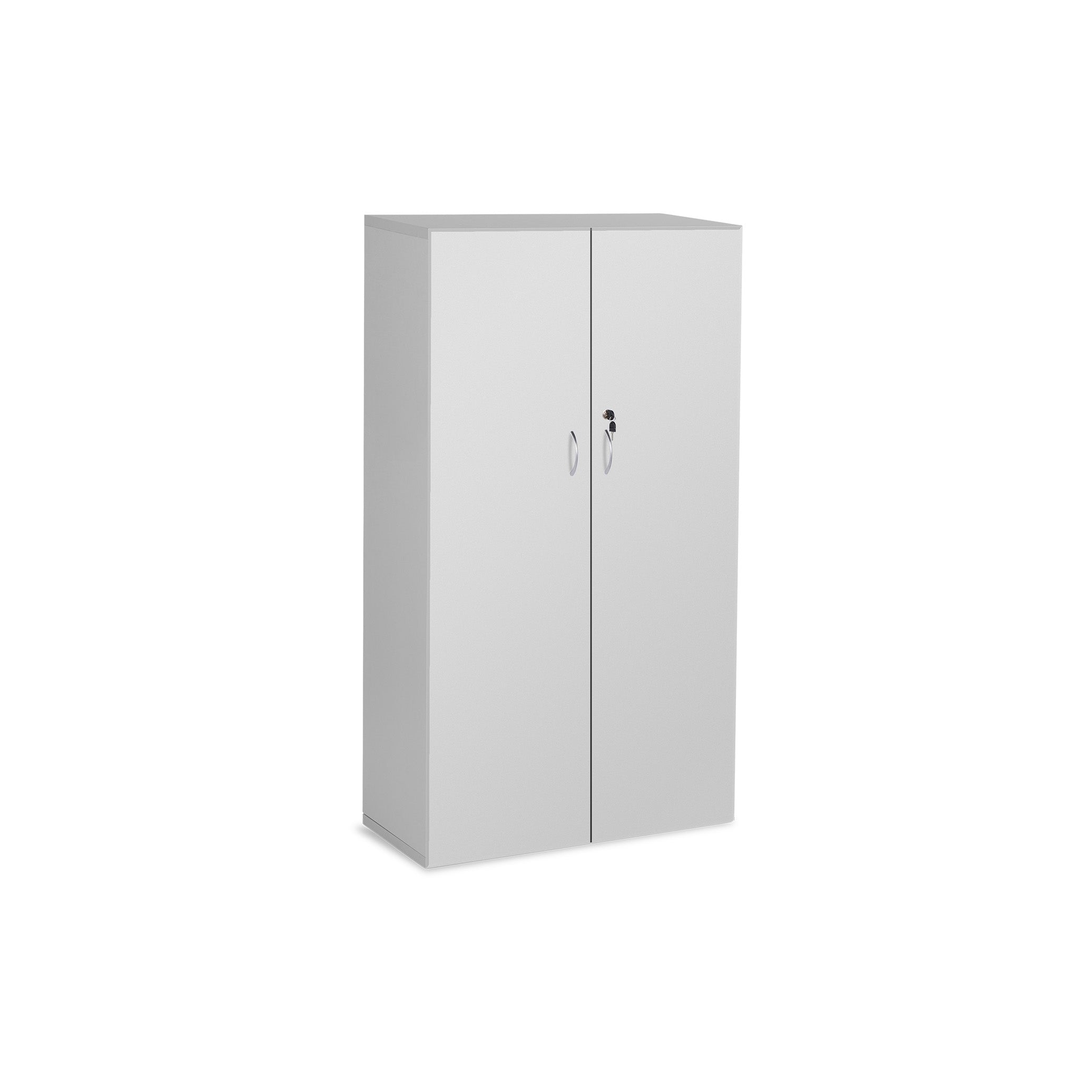 Aktenschrank Holz 4 Ordnerhöhen 800x393x1445 mm, grau – viel Stauraum für Ordner