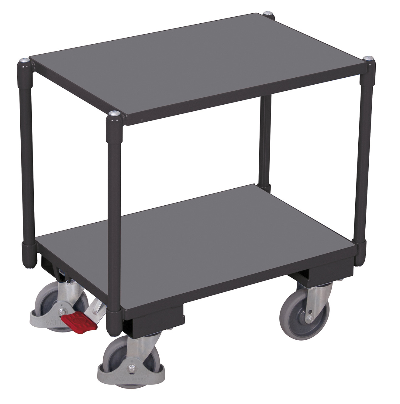 Euro-System-Roller mit 2 Ladeflächen 675 × 415 mm 250 kg Traglast, RAL 7016, ideal für Lager & Kommissionierung Euro-System-Roller mit 2 Ladeflächen 675 × 415 mm 250 kg Traglast, RAL 7016, ideal für Lager & Kommissionierung