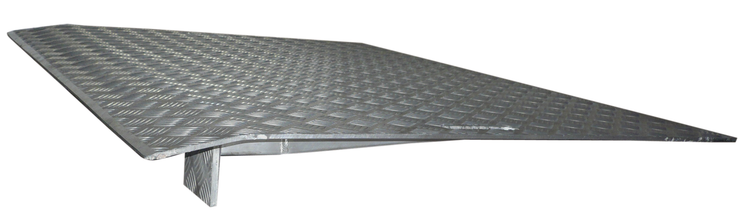 Leichte Überfahrbrücke aus Aluminium, 1250 × 995 mm, 1200 kg Traglast Leichte Überfahrbrücke aus Aluminium, 1250 × 995 mm, 1200 kg Traglast