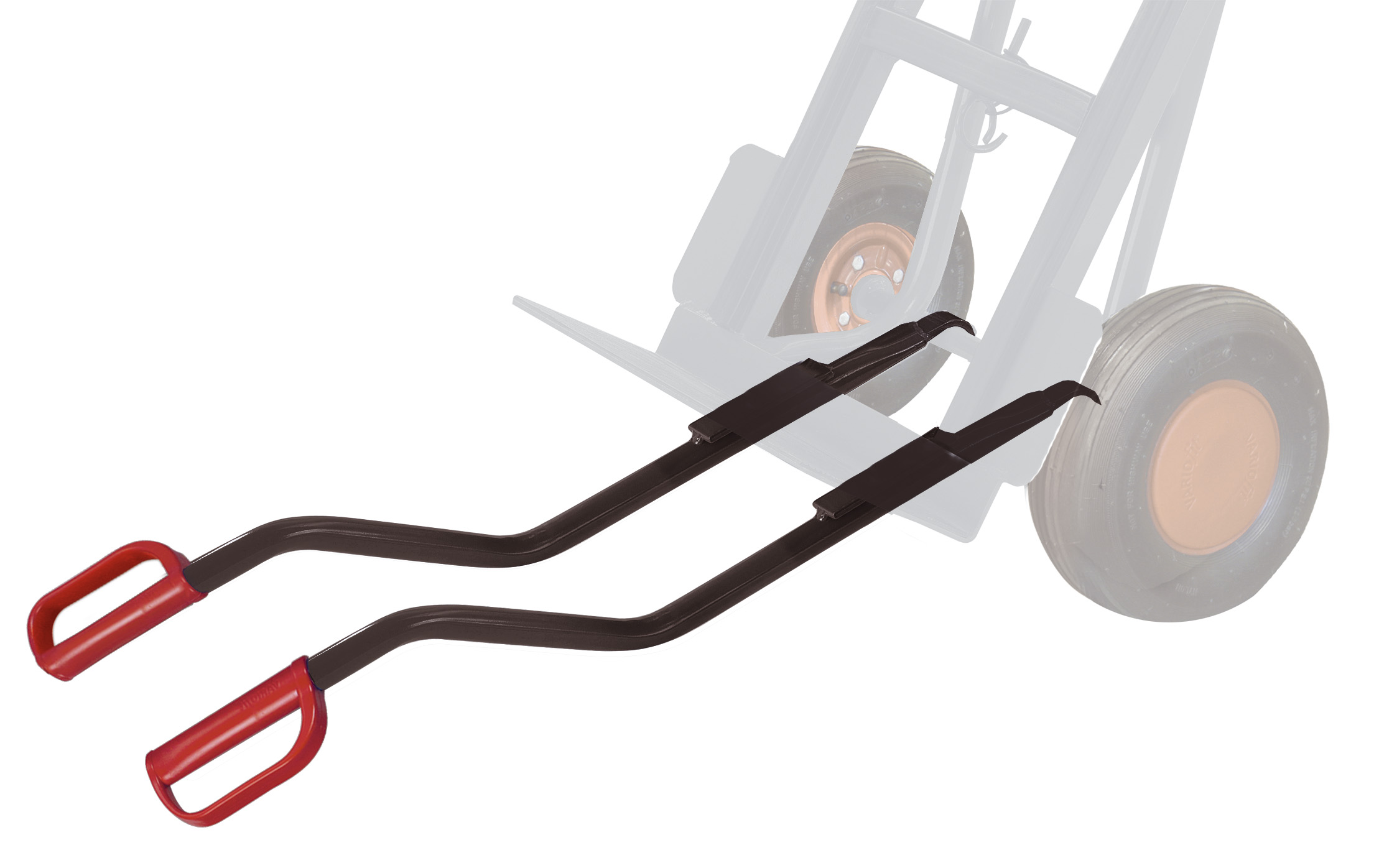 Ergonomische Tragholme 855 mm für Treppentransport, mit Sicherheitshandgriffen, RAL 7016, ideal für Lager & Logistik Ergonomische Tragholme 855 mm für Treppentransport, mit Sicherheitshandgriffen, RAL 7016, ideal für Lager & Logistik