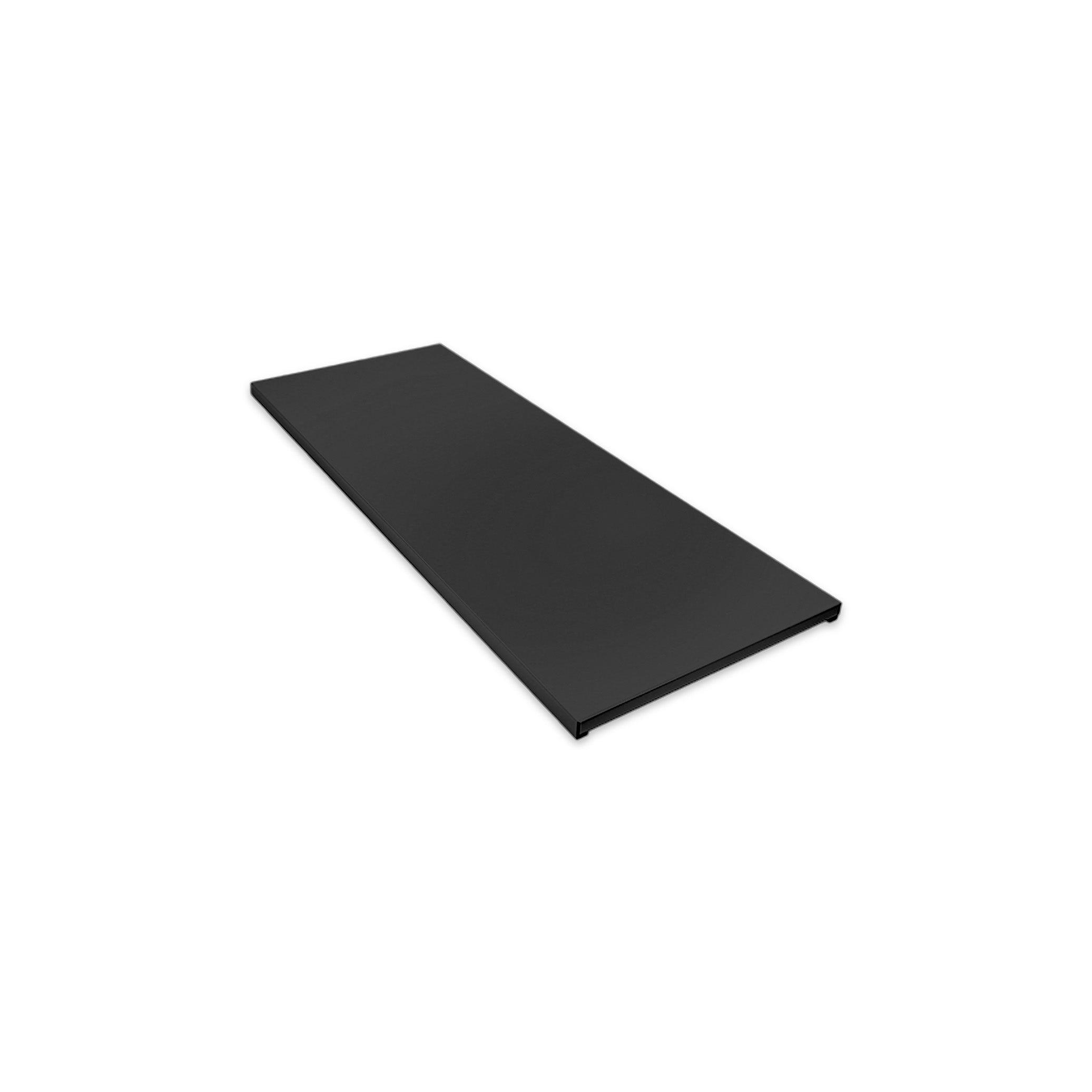 Stabiler Fachboden für Rollladenschränke 1046 × 378 mm, farbe tiefschwarz Pulverbeschichteter Fachboden 800 x 380 mm – Stabil & langlebig für Ihre Stahl-Aktenschränke