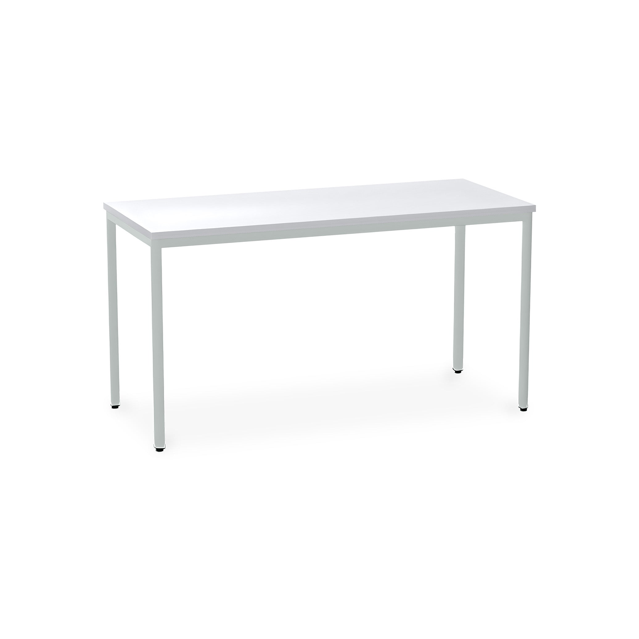 Stabiler Mehrzwecktisch 1400 × 700 × 750 mm, Rechteckfüße, Dekor Lichtgrau/Grau – vielseitig einsetzbar